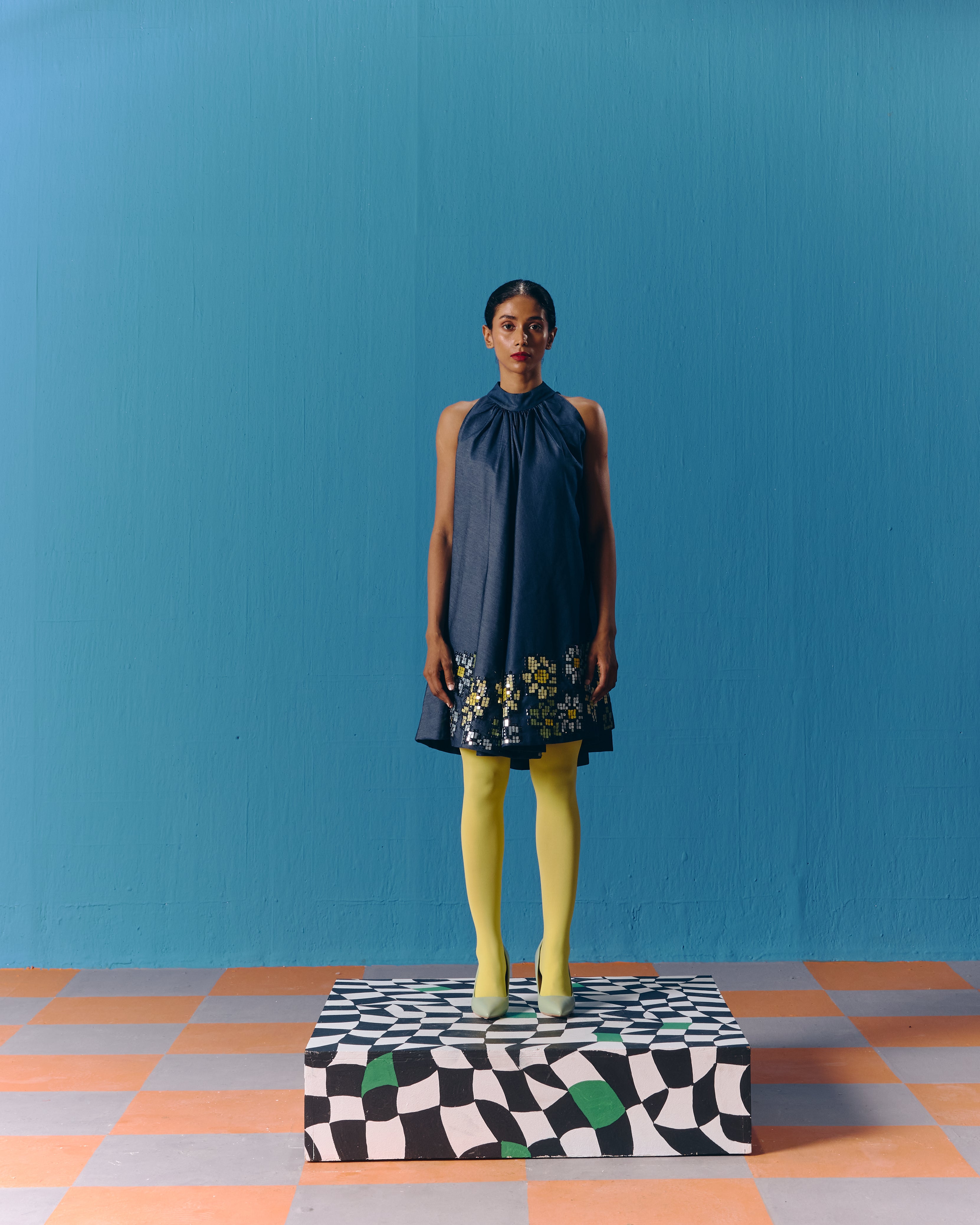 THE CELESTIAL DENIM DRESS