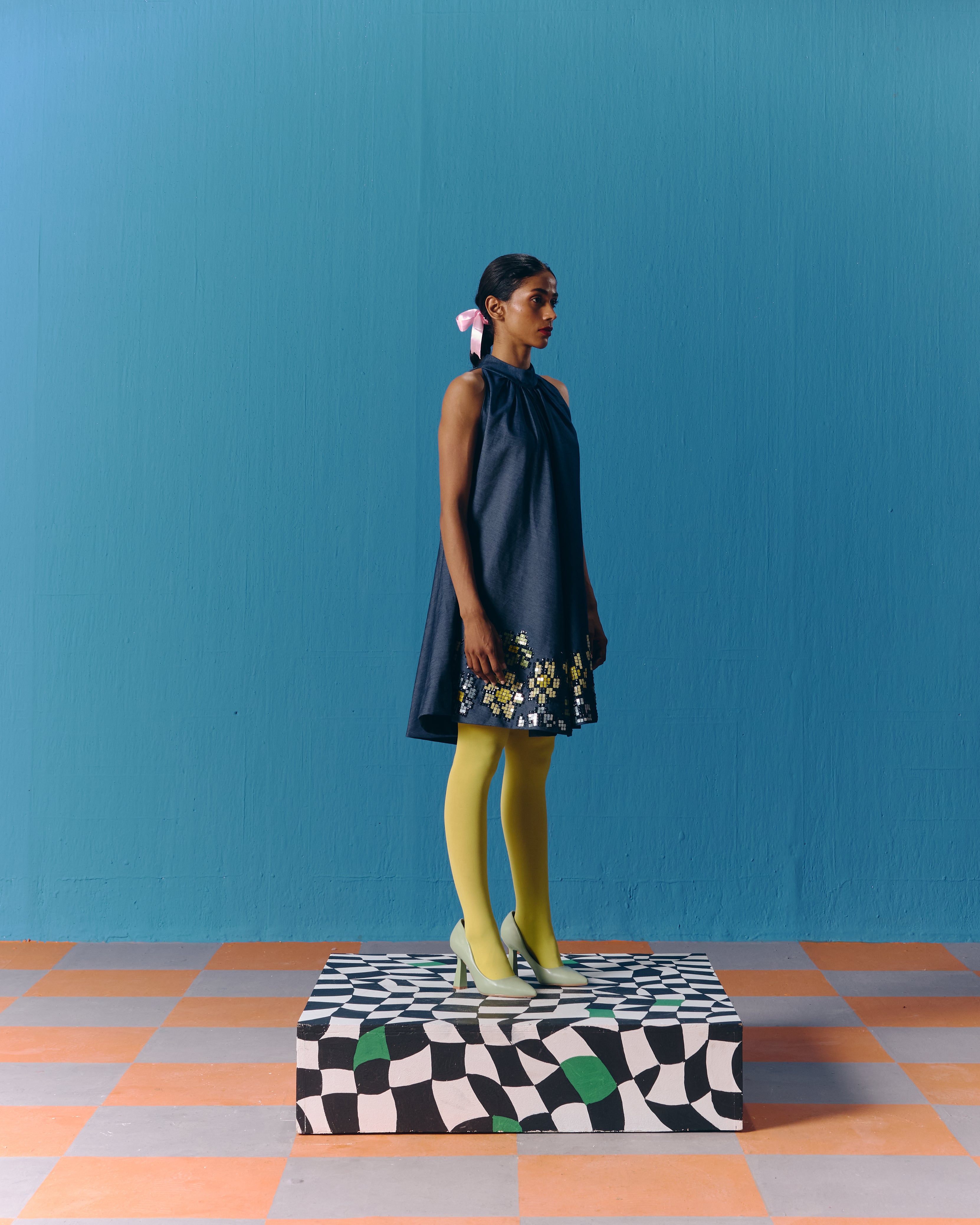 THE CELESTIAL DENIM DRESS