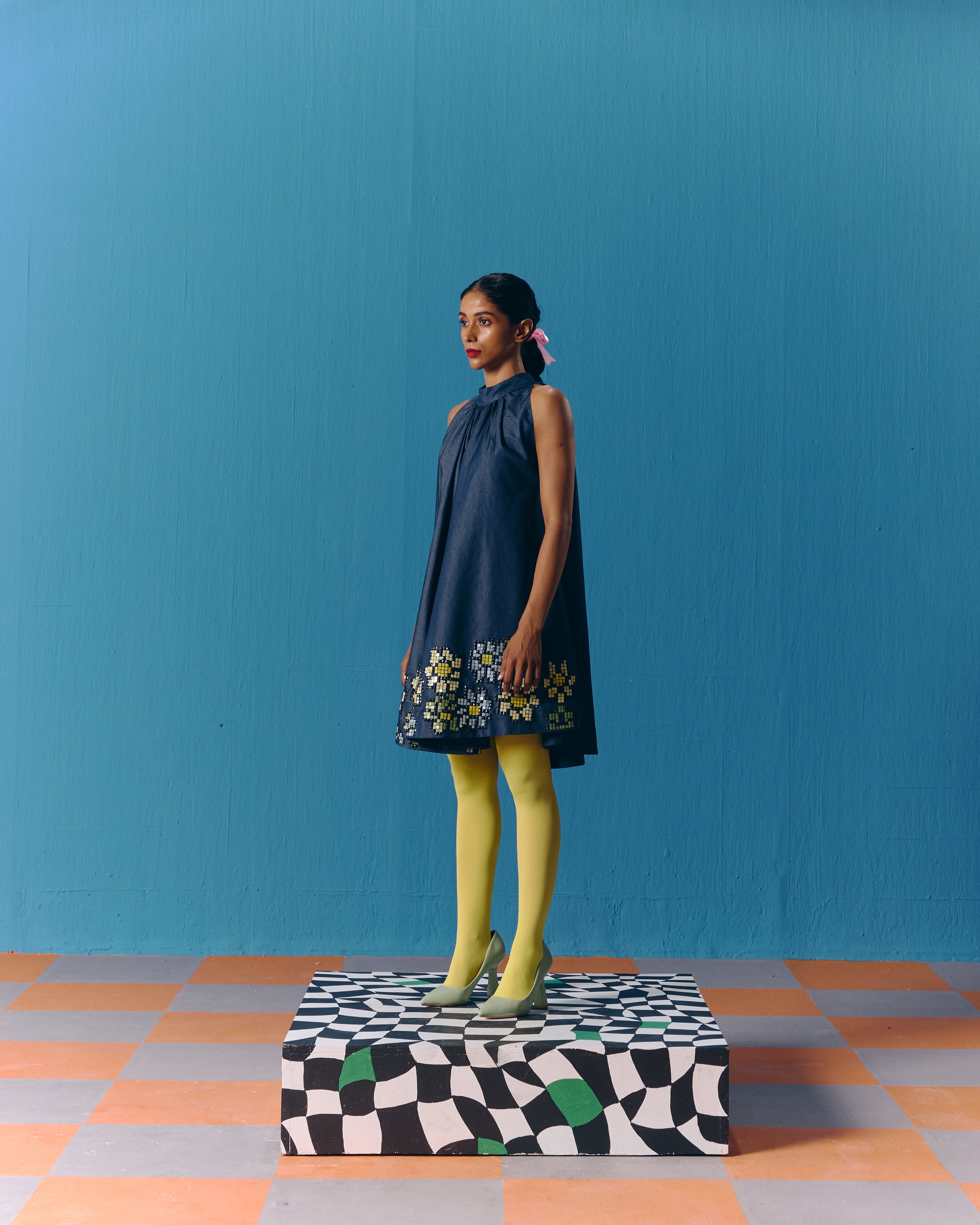 THE CELESTIAL DENIM DRESS