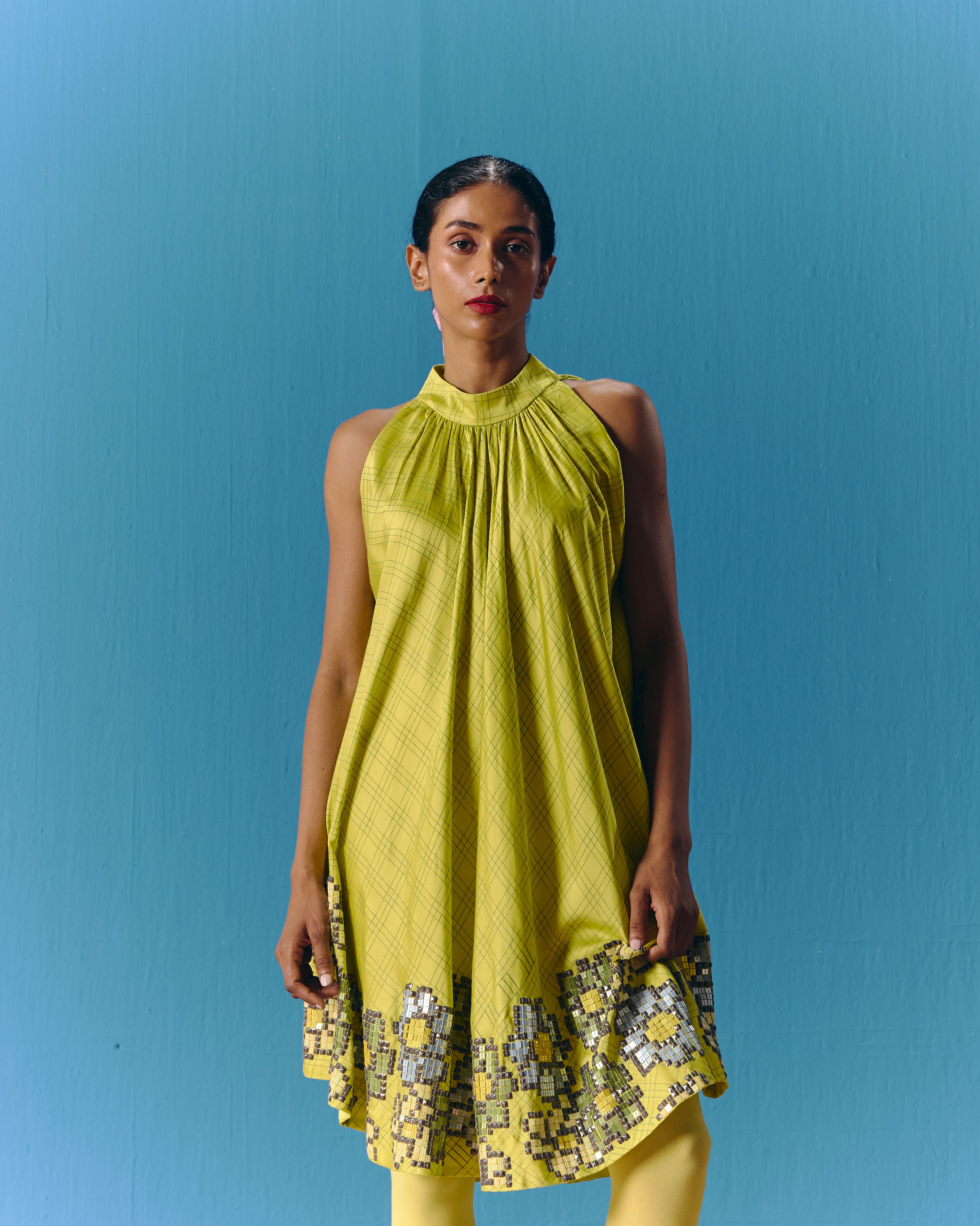 THE CELESTIAL LIME DRESS