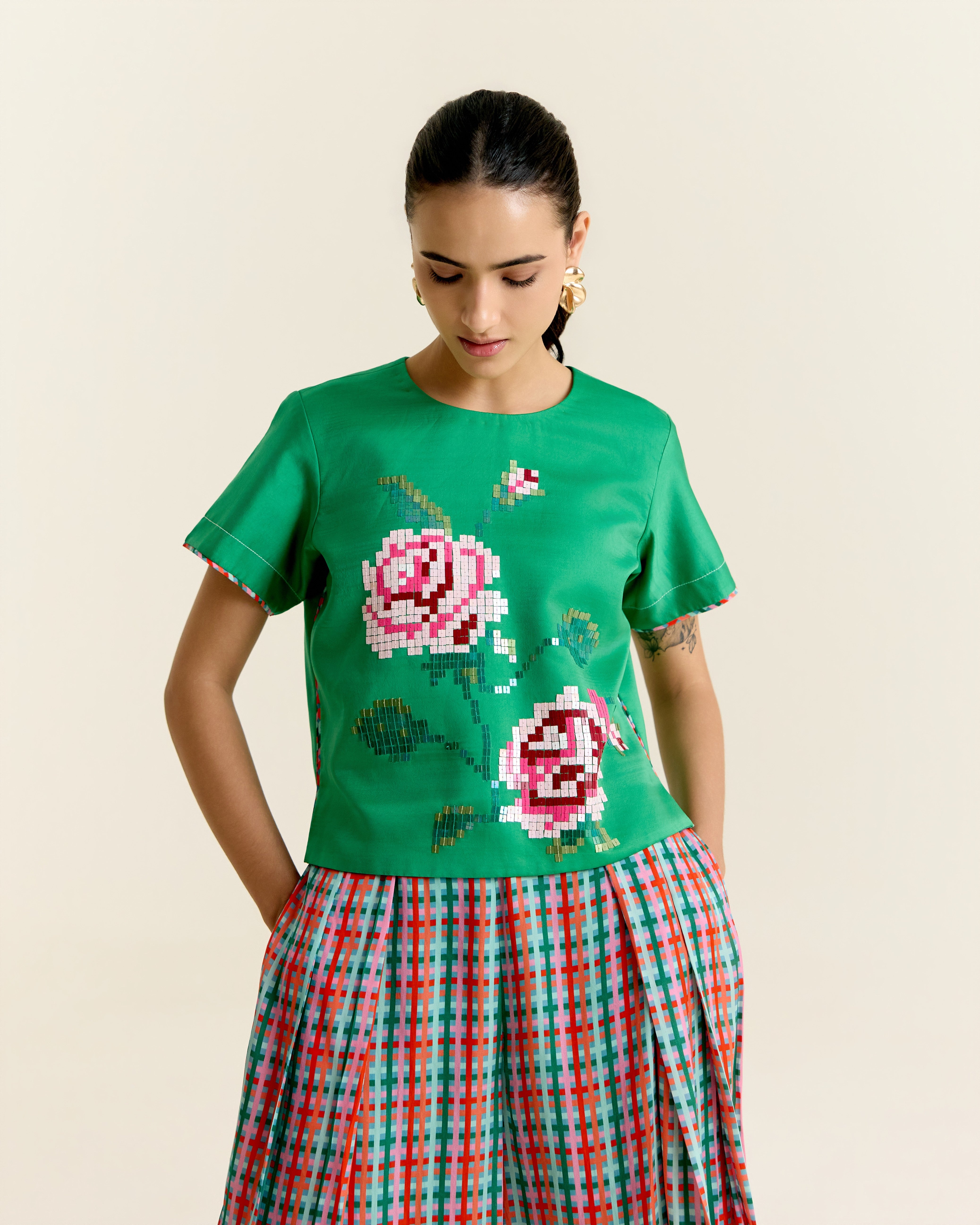 MINT CROP TOP