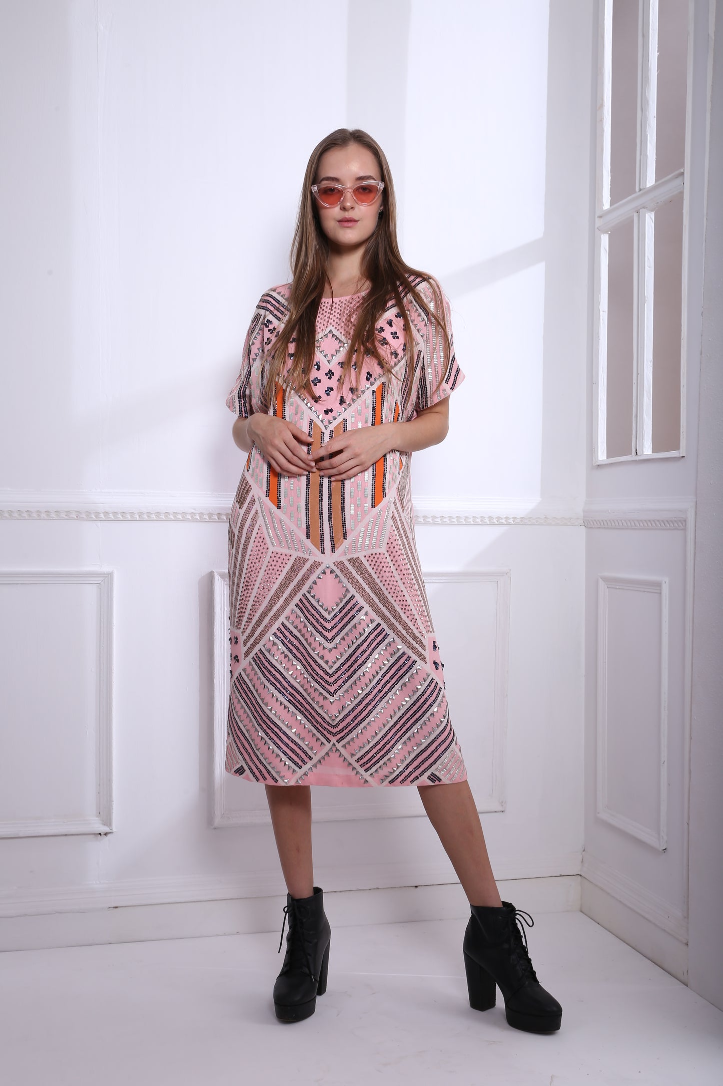 CANDY HEART KIMONO DRESS