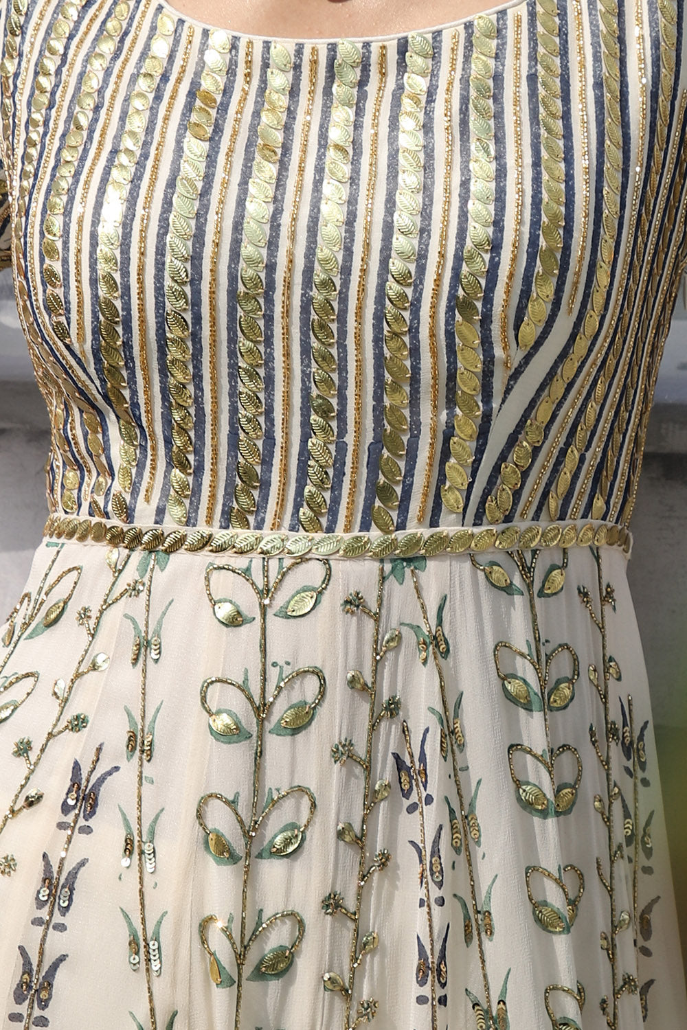 GOLD YOKE ANARKALI