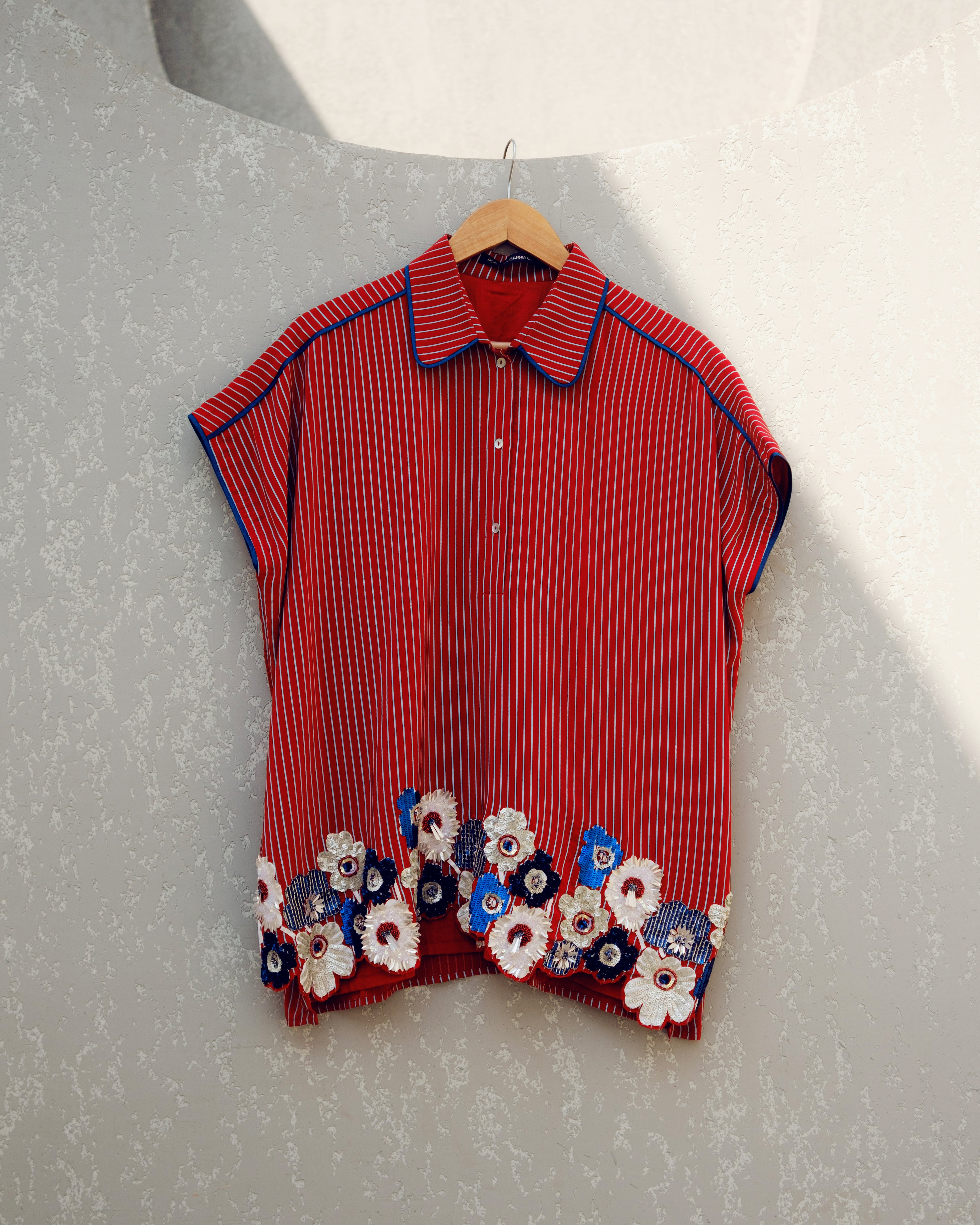 RED SYLVIE SHIRT