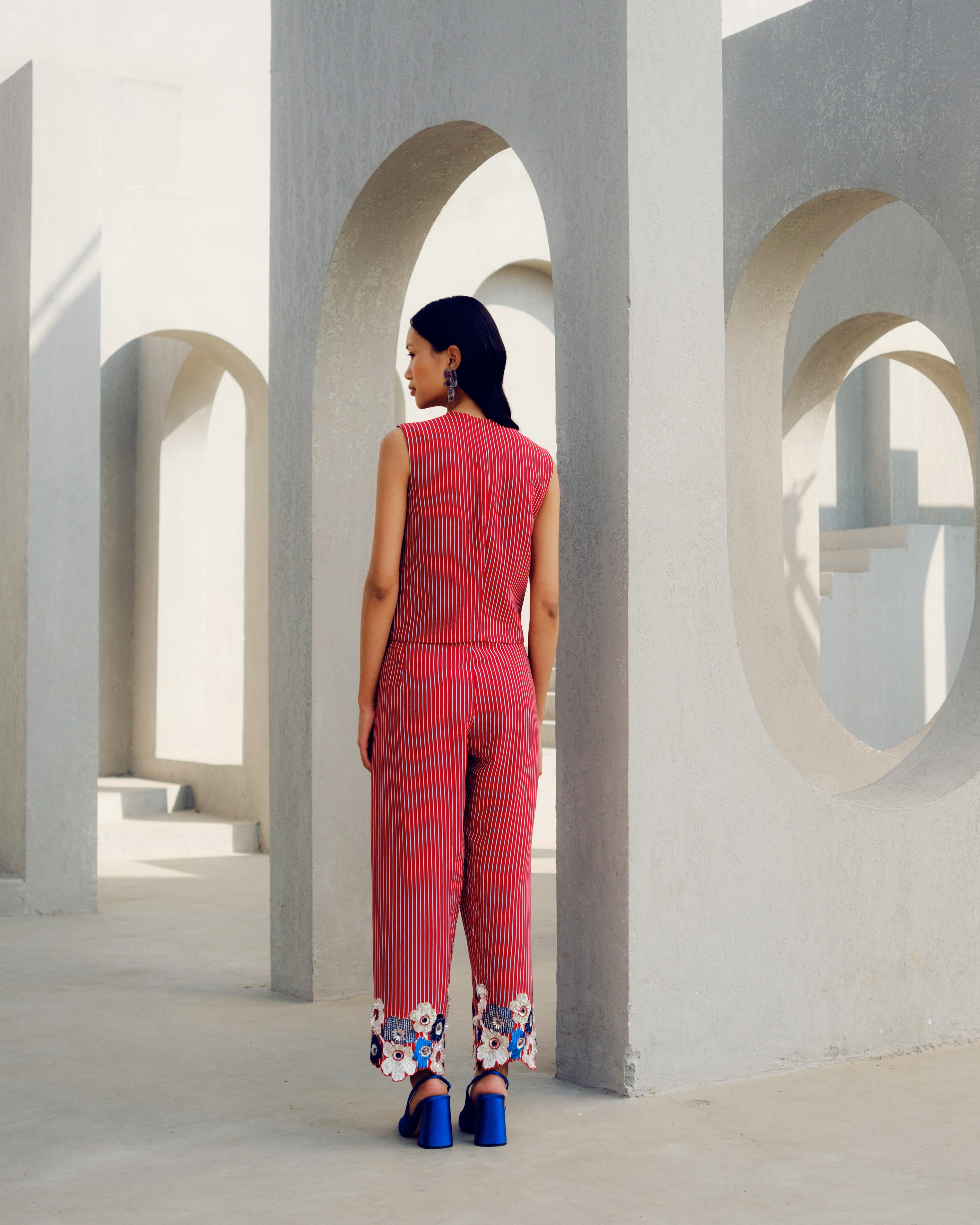 RED MARGOT CO-ORD SET