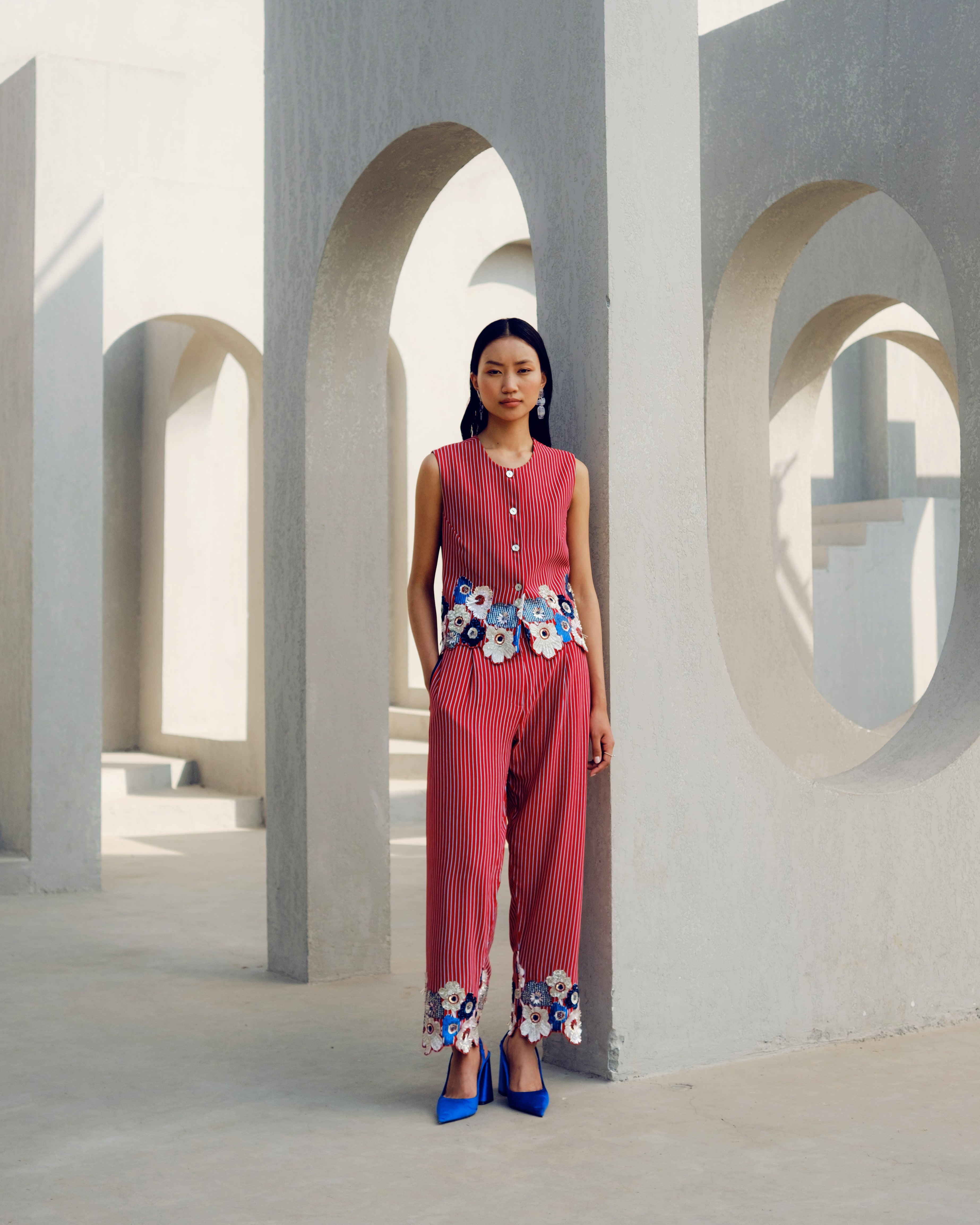 RED MARGOT CO-ORD SET