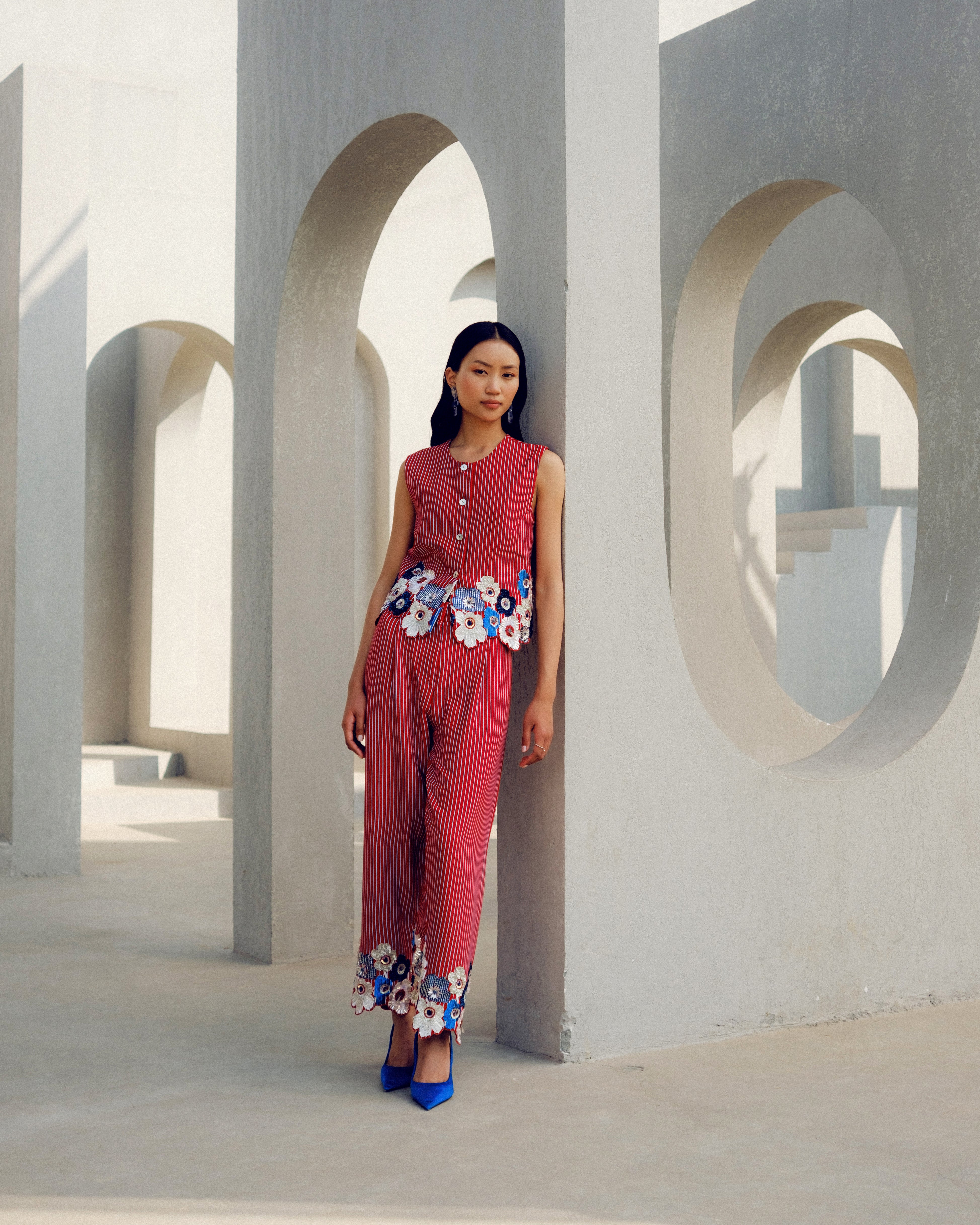 RED MARGOT CO-ORD SET