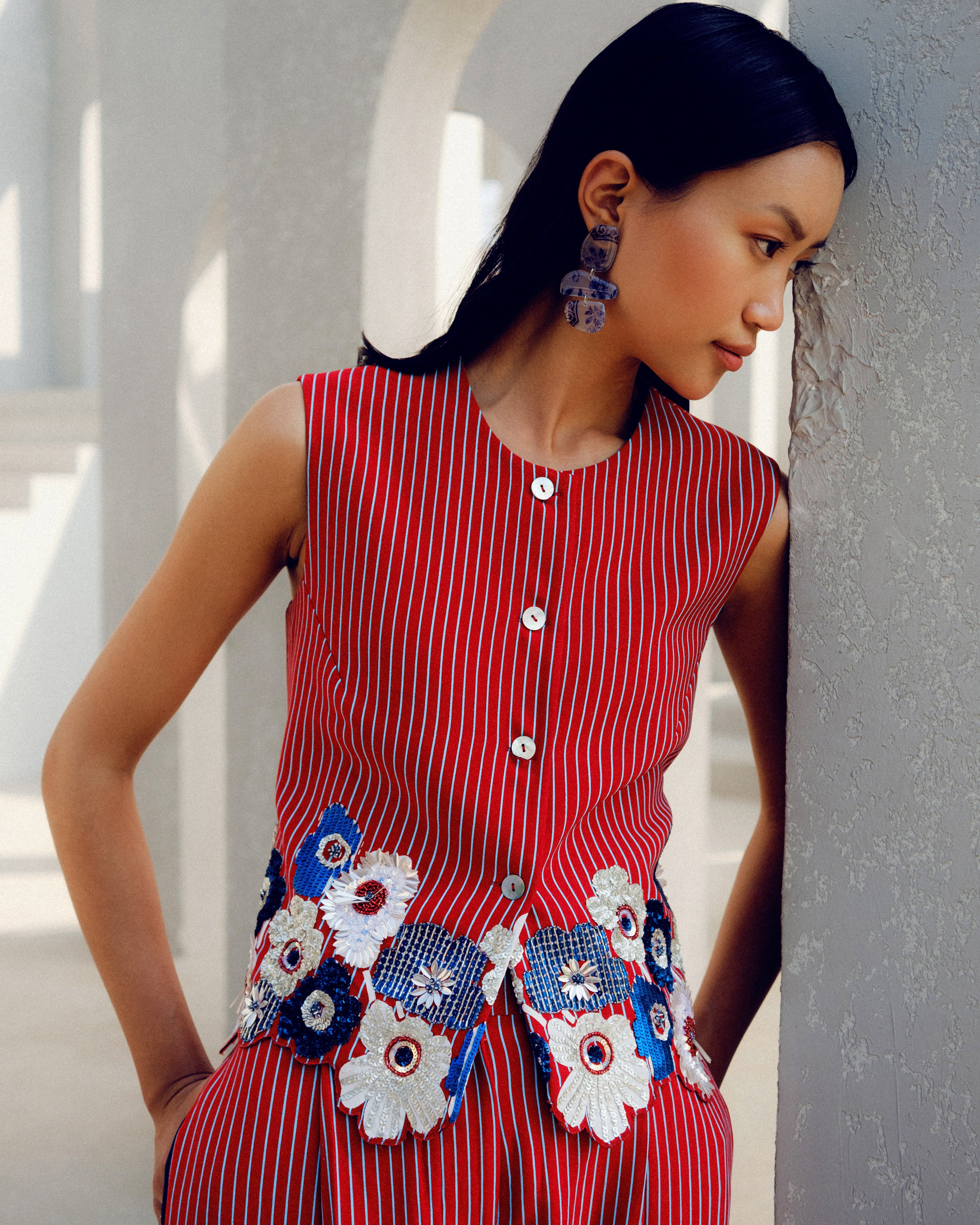 RED MARGOT CO-ORD SET