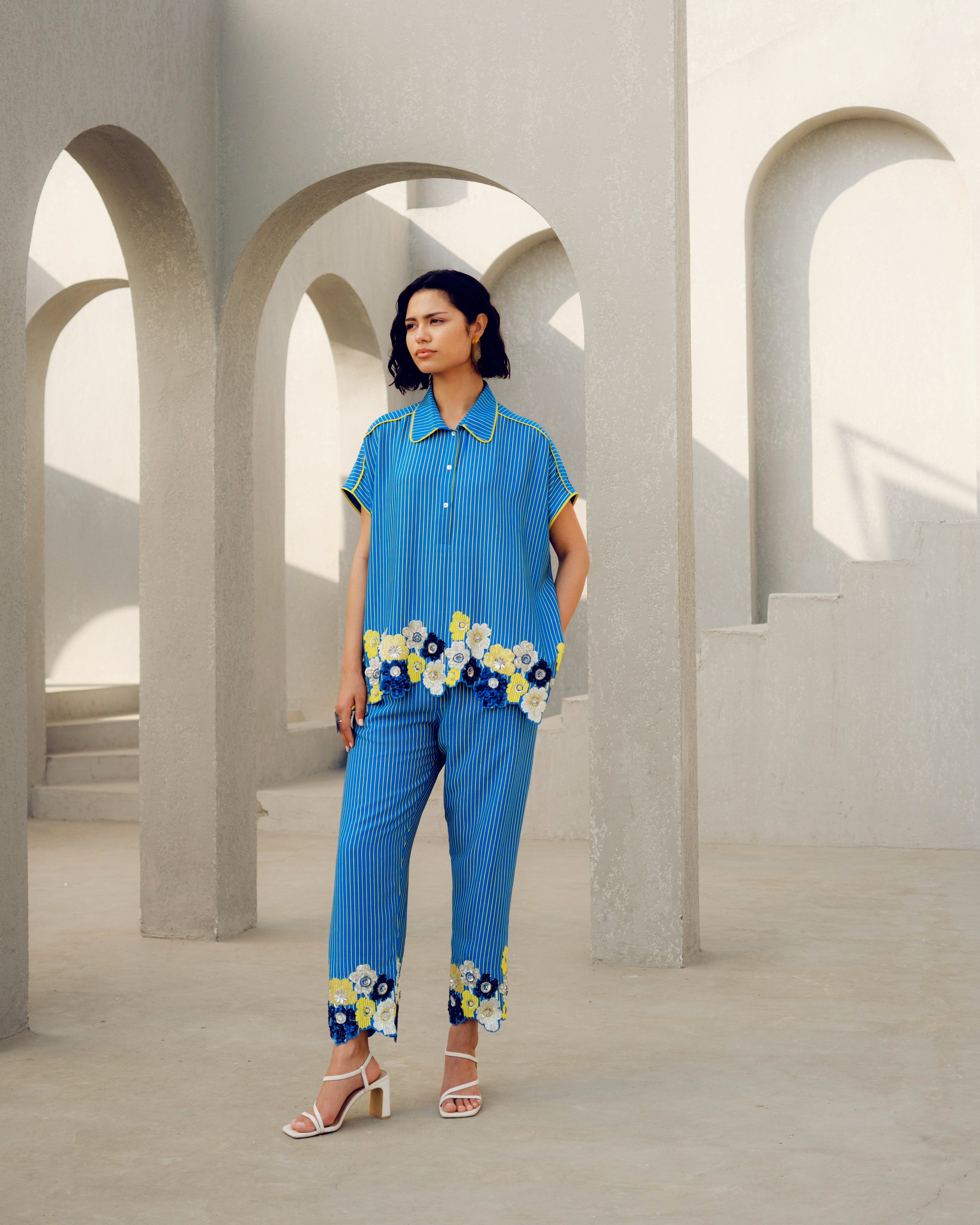 BLUE CHOLE PANTS