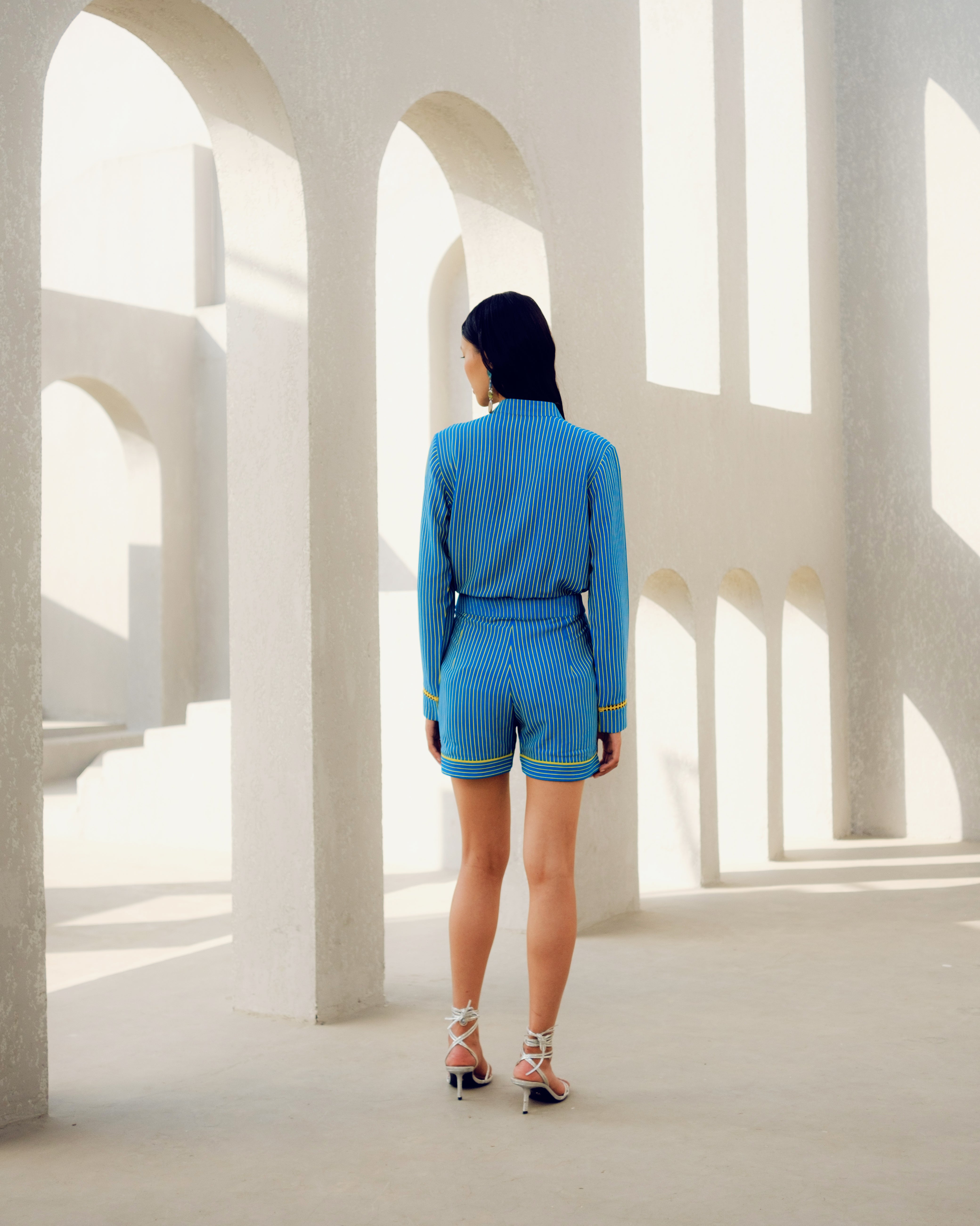 BLUE ZIP SHIRT