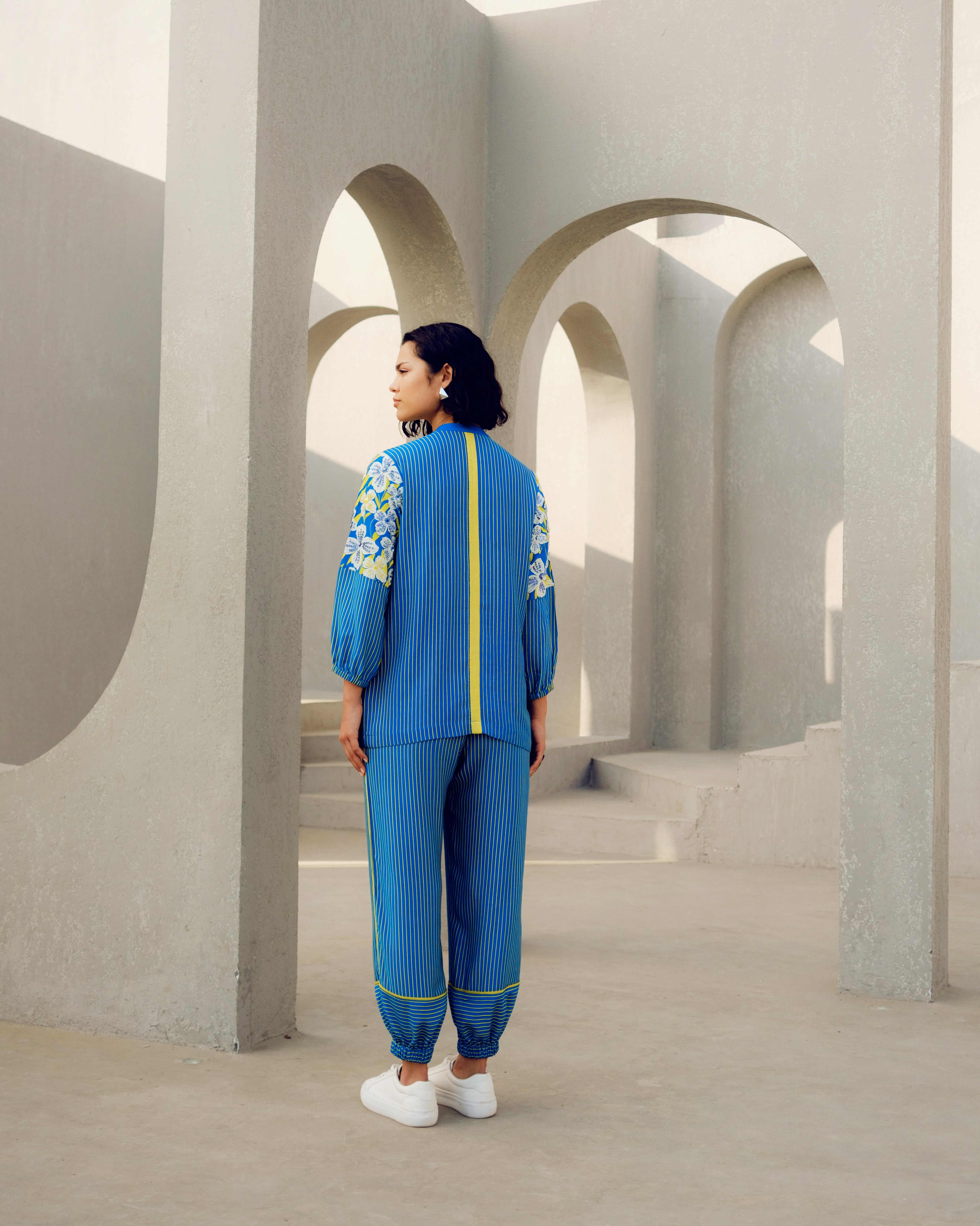 BLUE PRINT PLAU TRACK SUIT