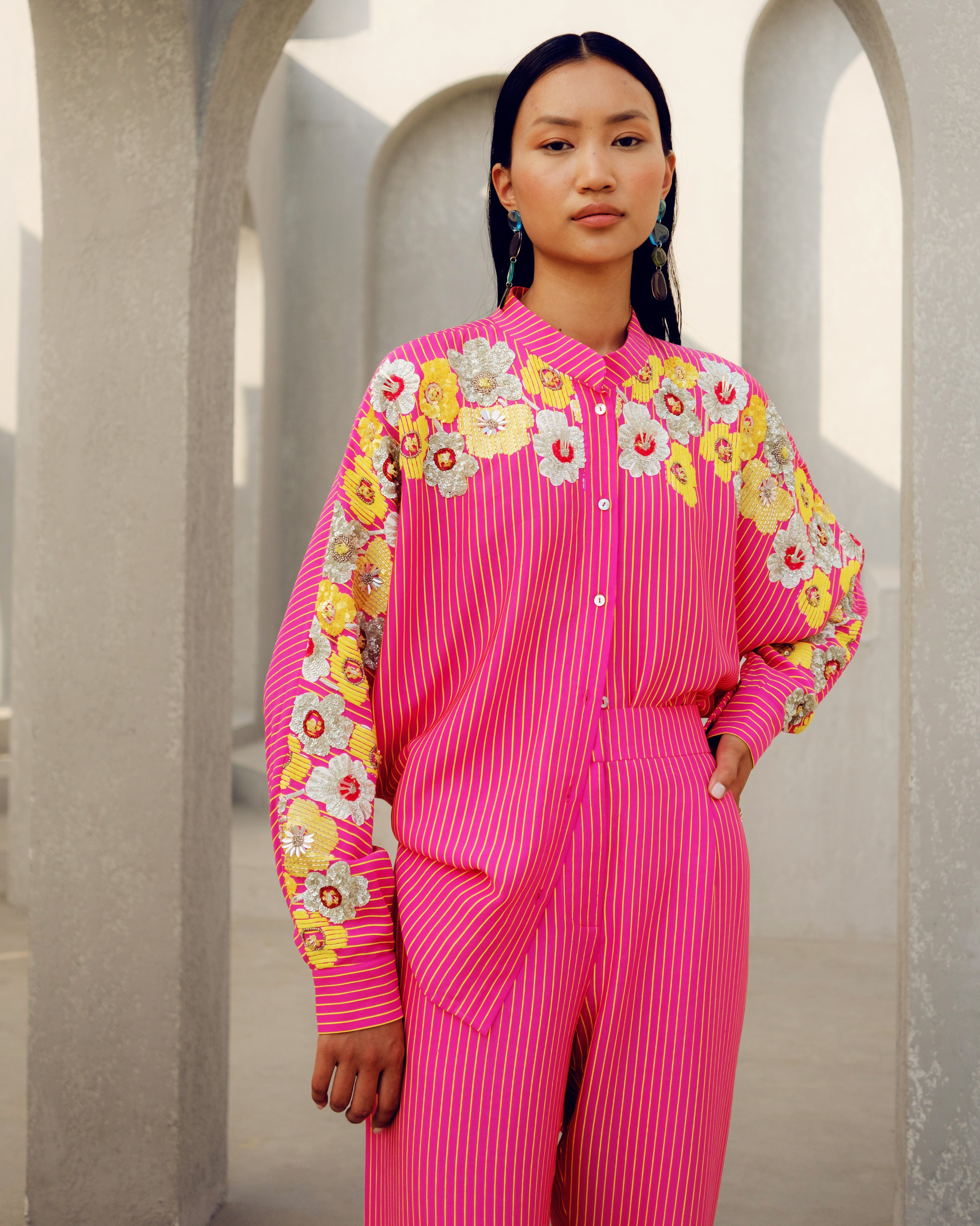 PINK CHOLE KIMONO