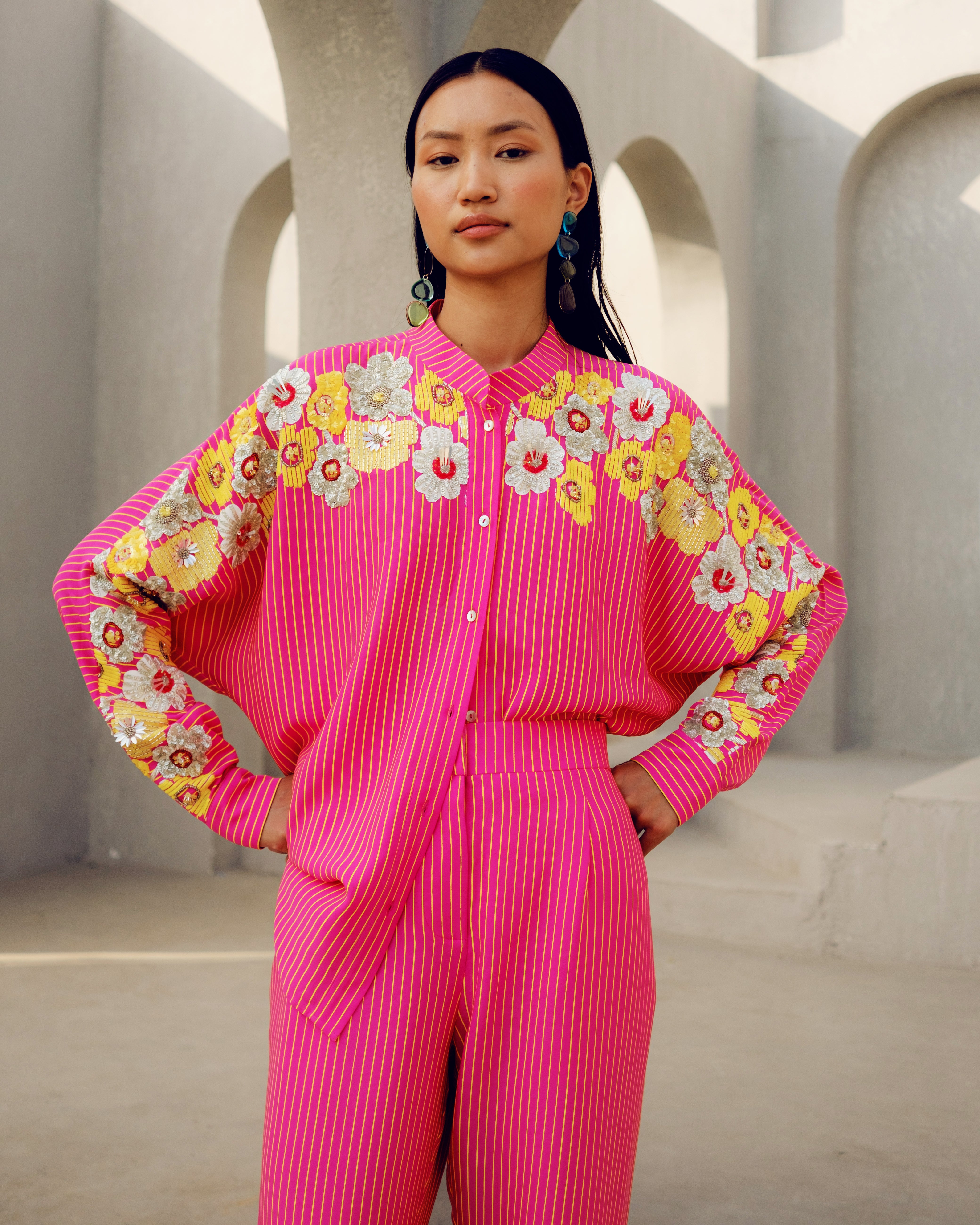 PINK CHOLE KIMONO