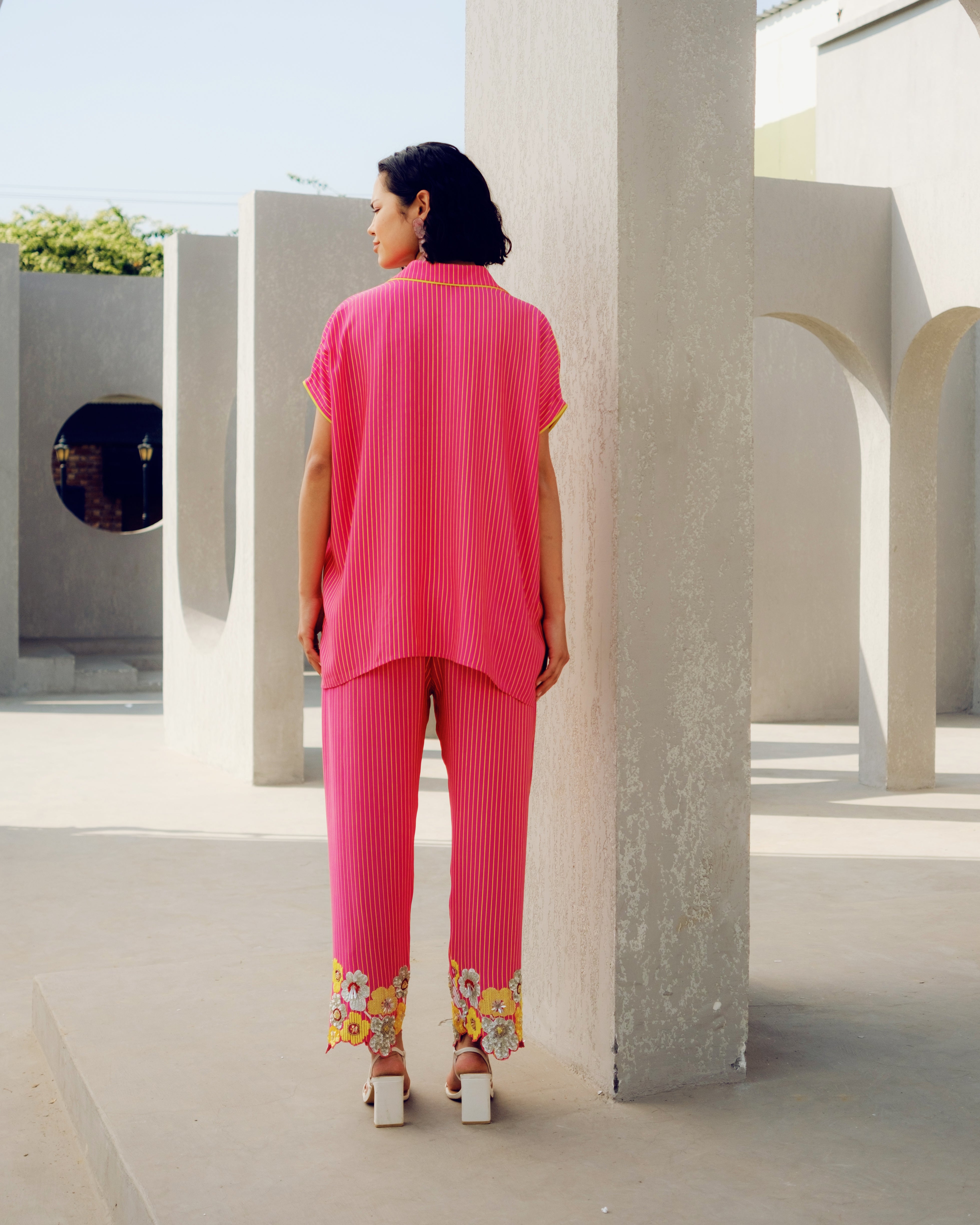PINK SYLVIE SHIRT