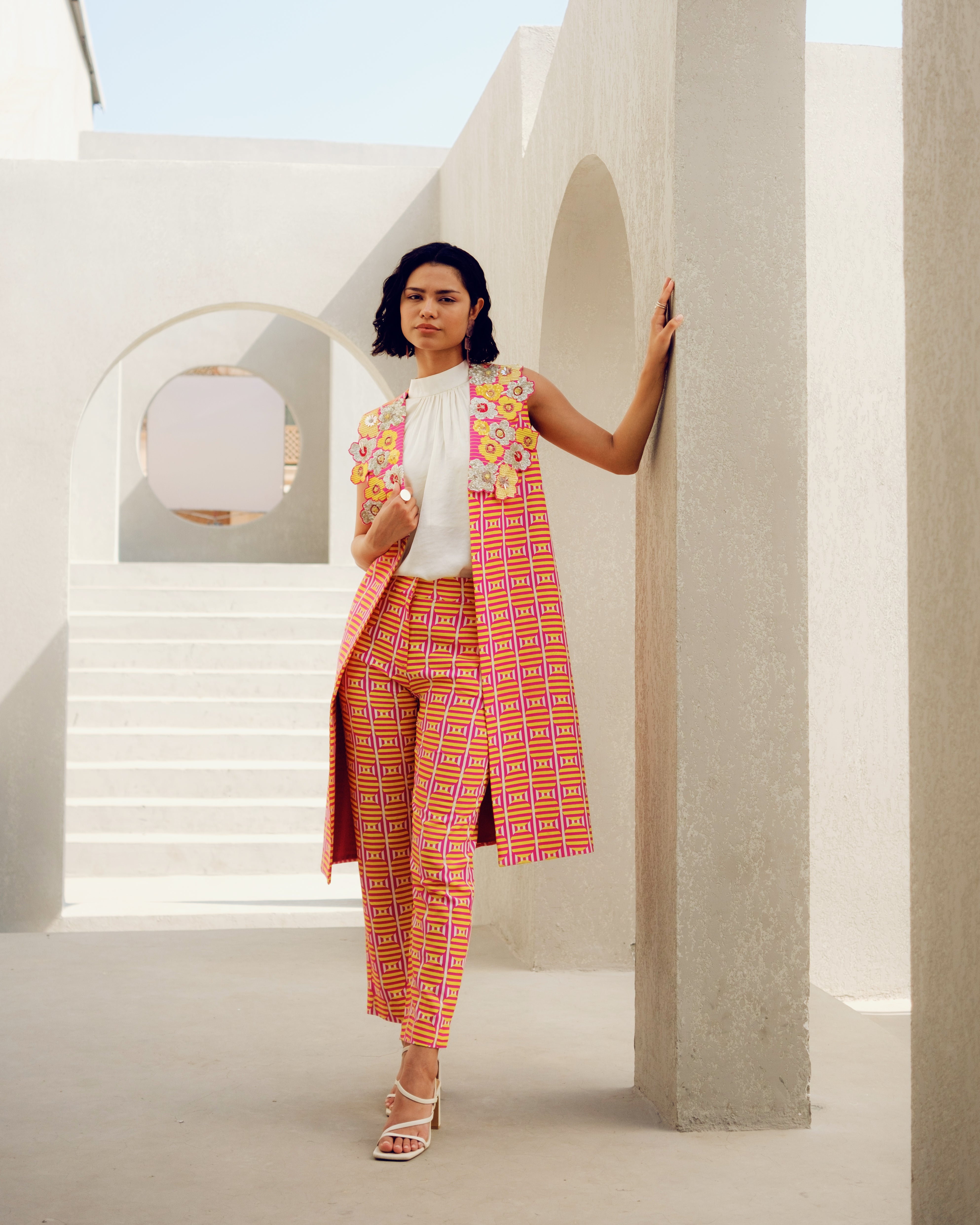 PINK FLEVER JACKET SET