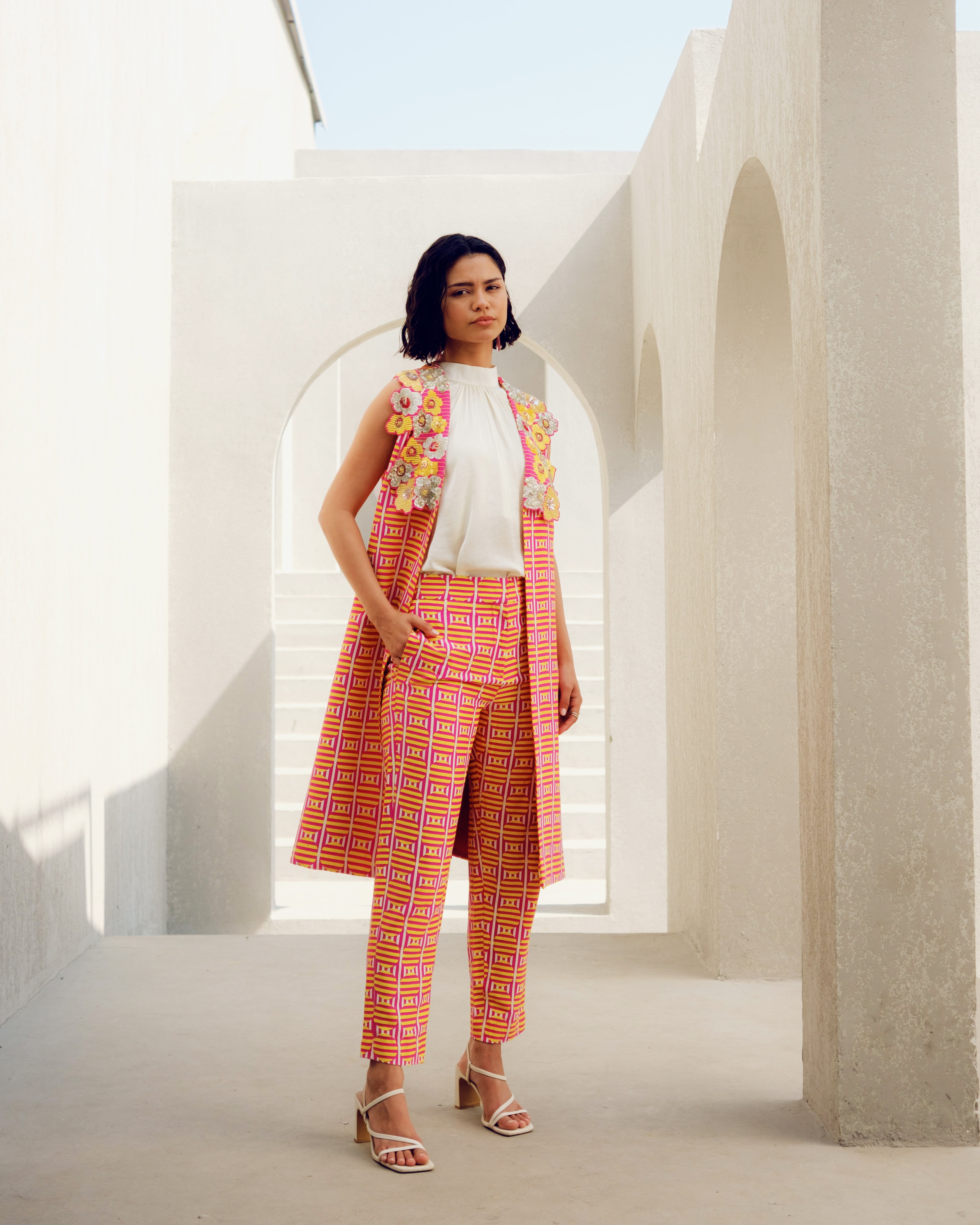 PINK FLEVER JACKET SET