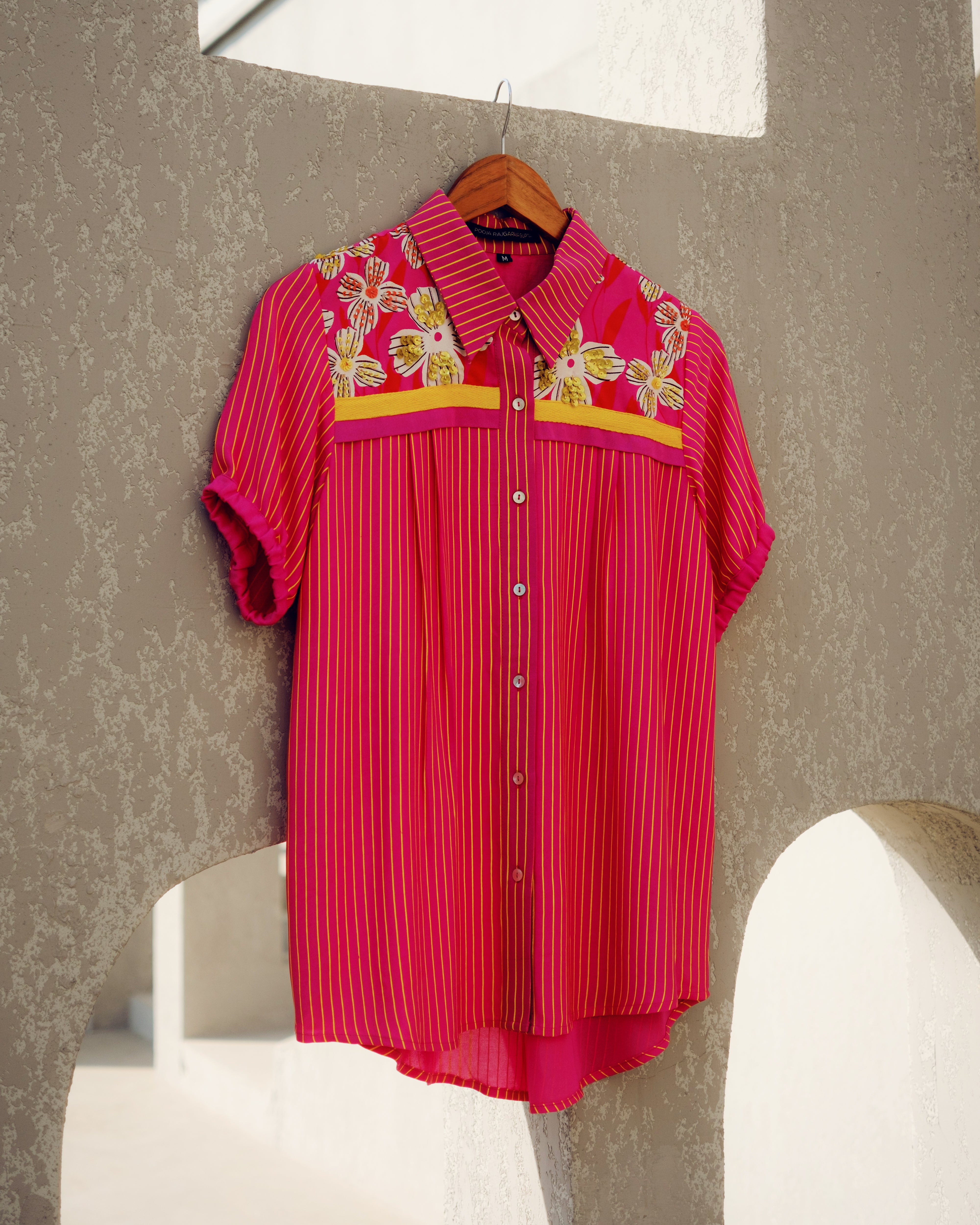 PINK PRINT PLAY SHIRT