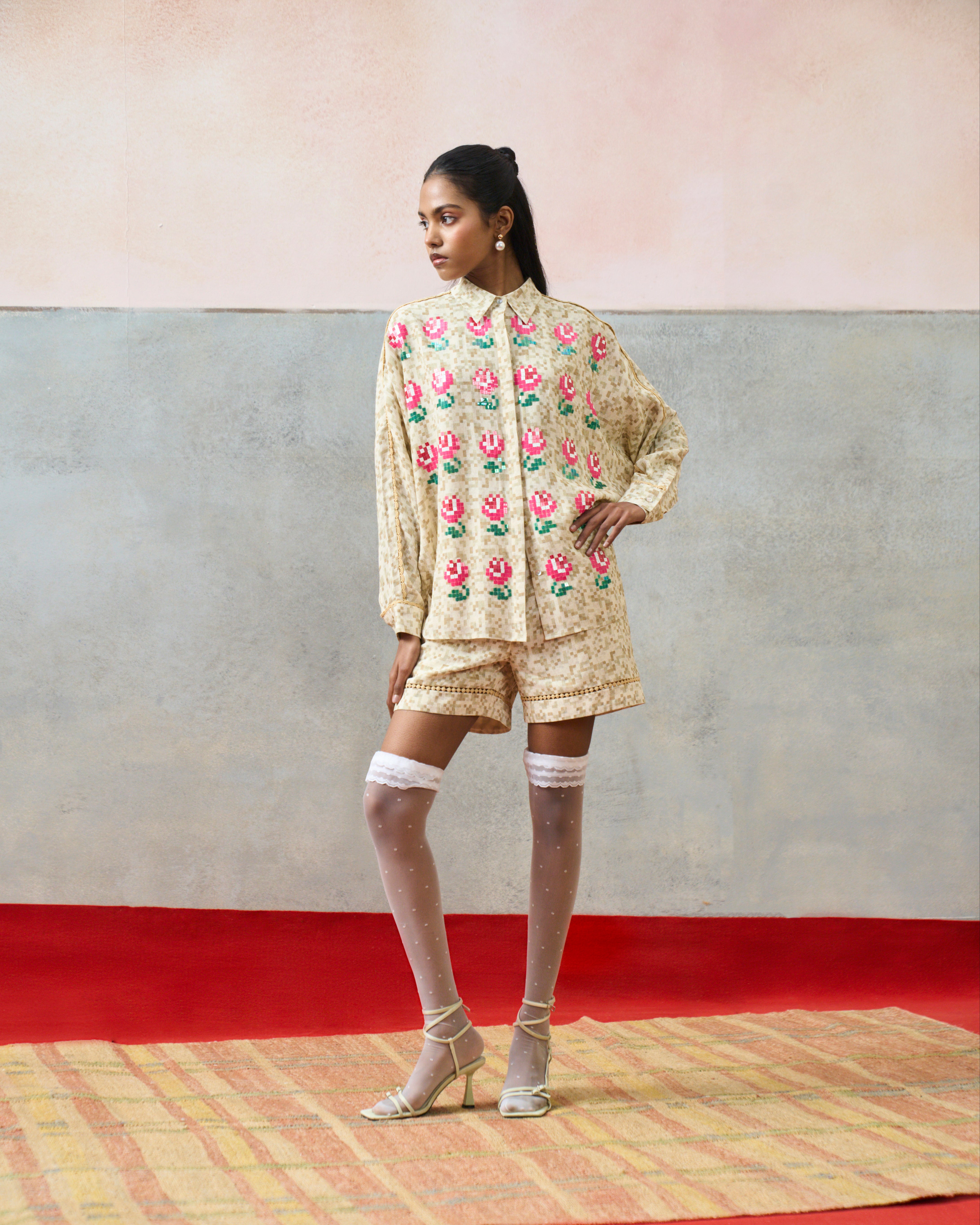 ELBA KIMONO SHIRT BIEGE