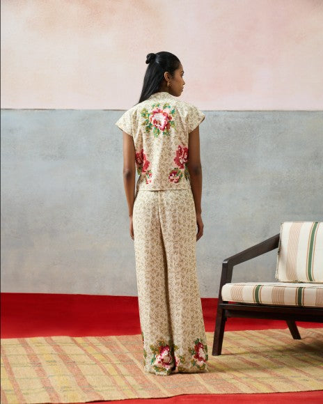 CORSICA CROP TOP BIEGE