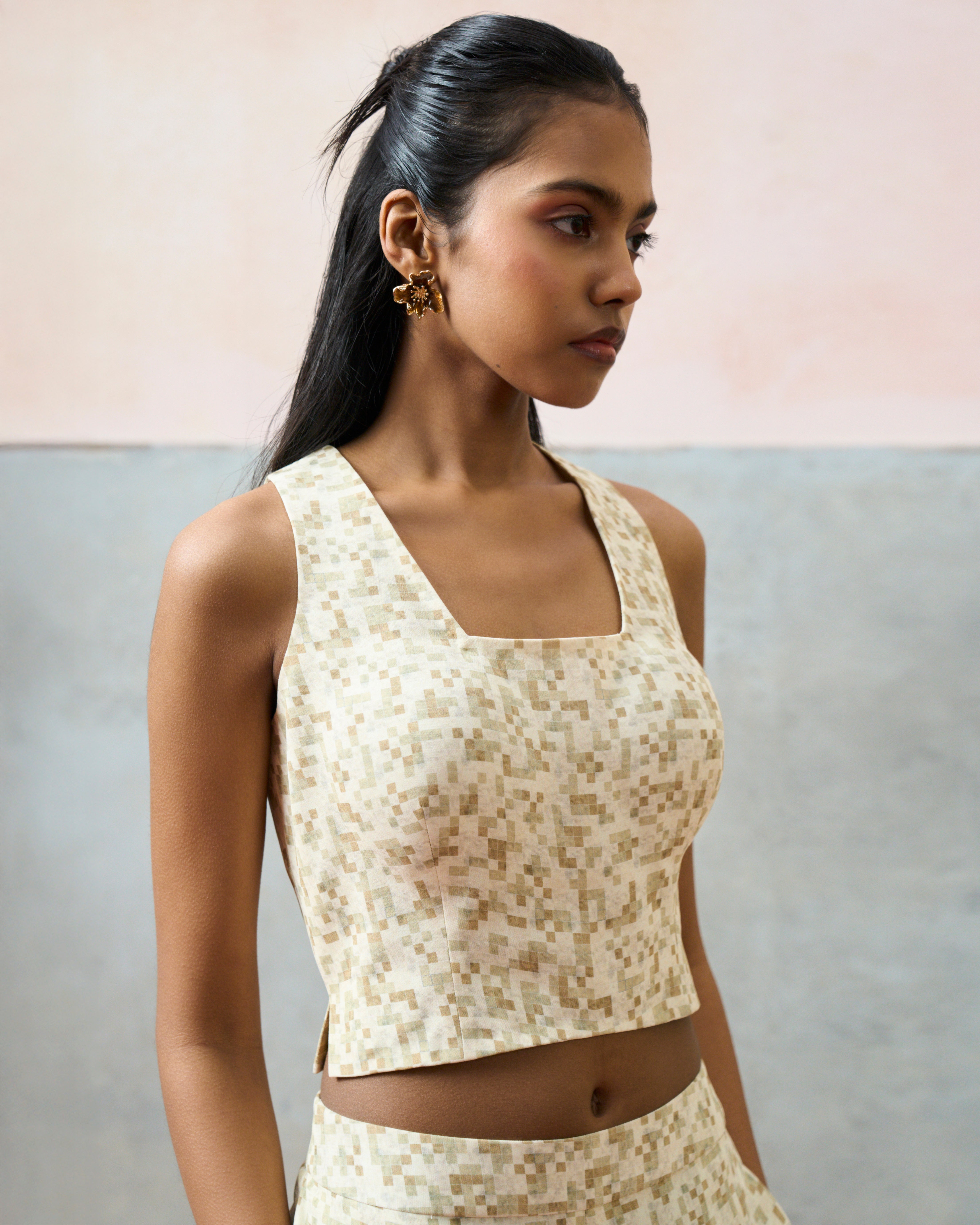 MILOS JACKET SET BIEGE