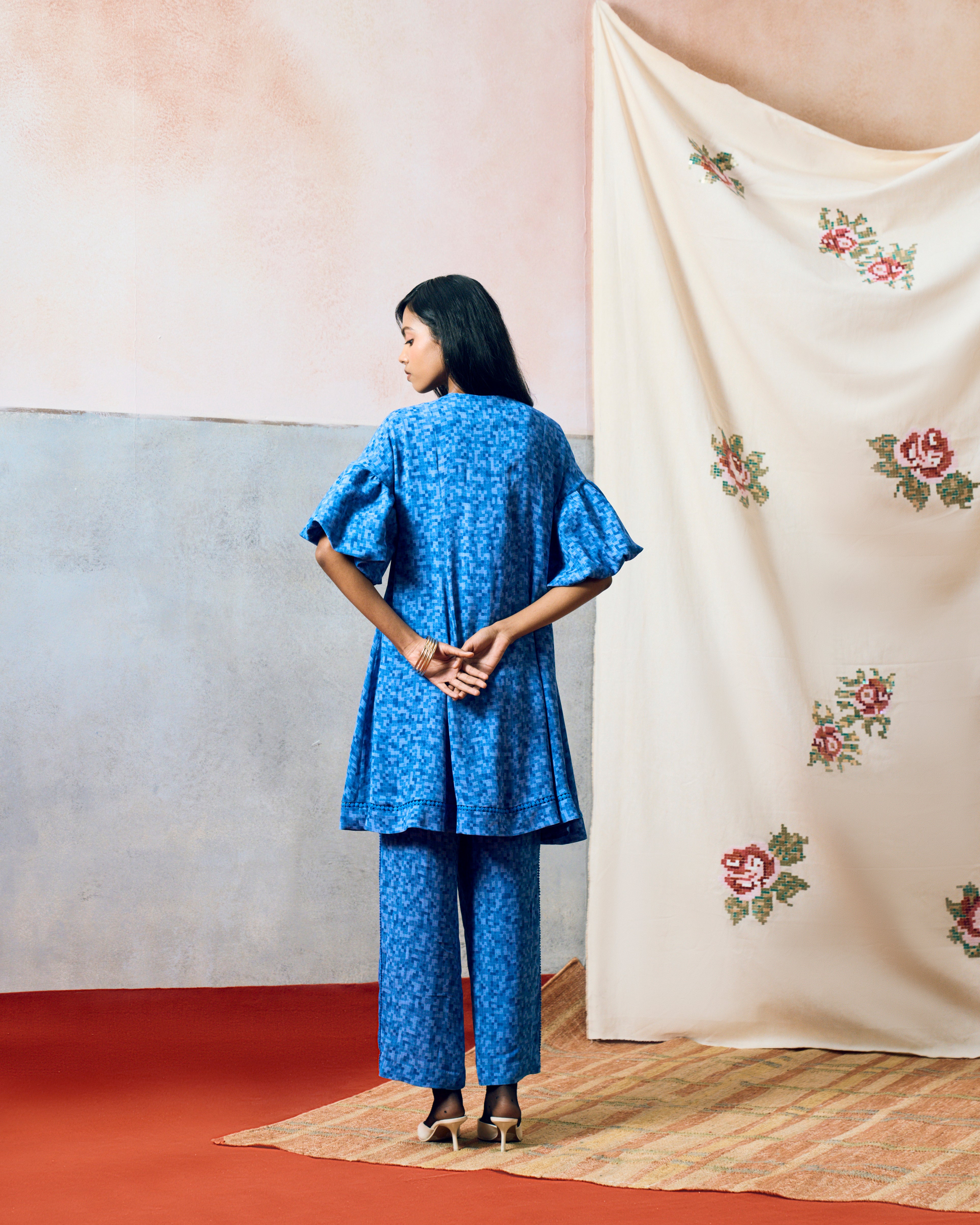 SICILY DRESS BLUE