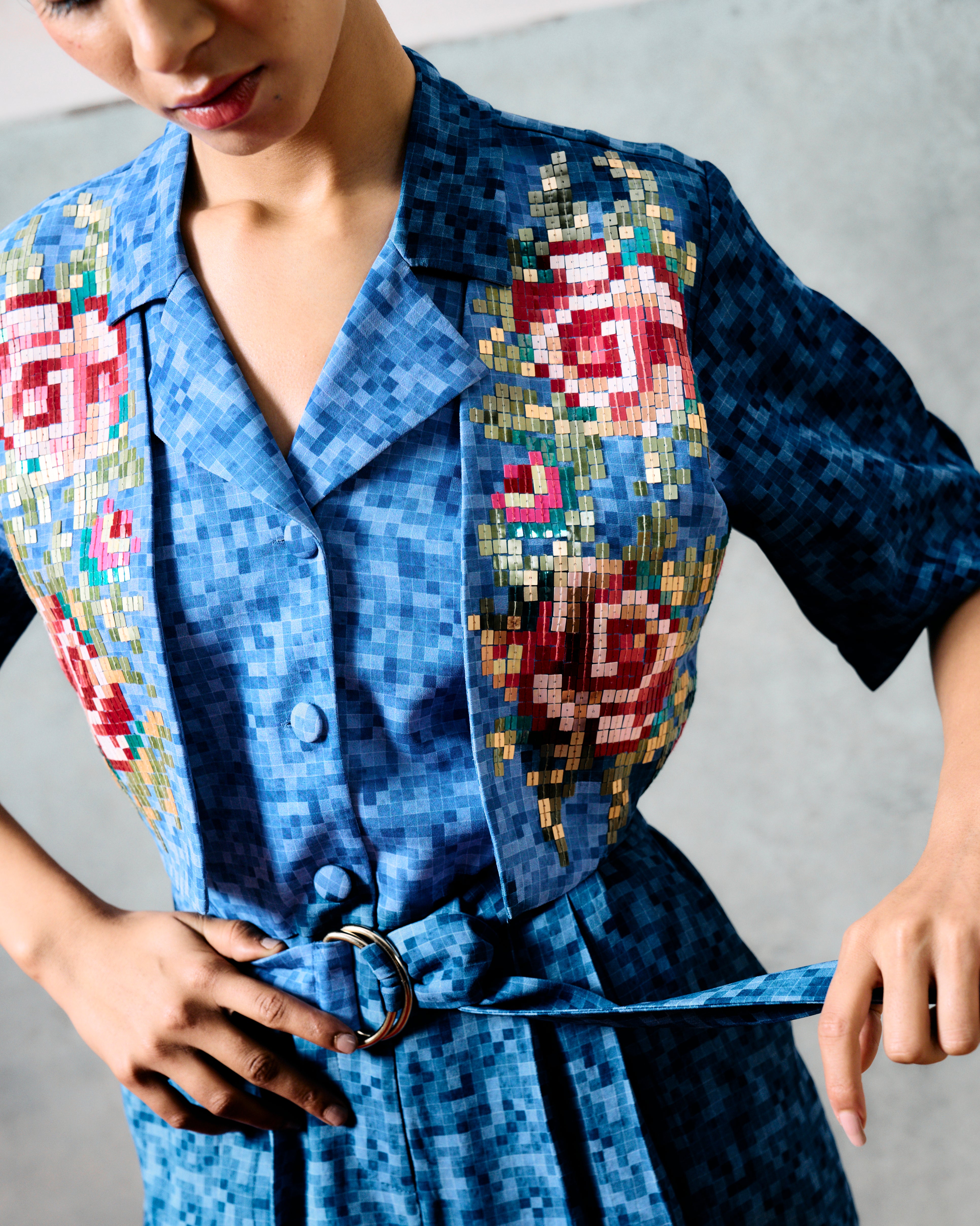 MILOS JUMPSUIT BLUE