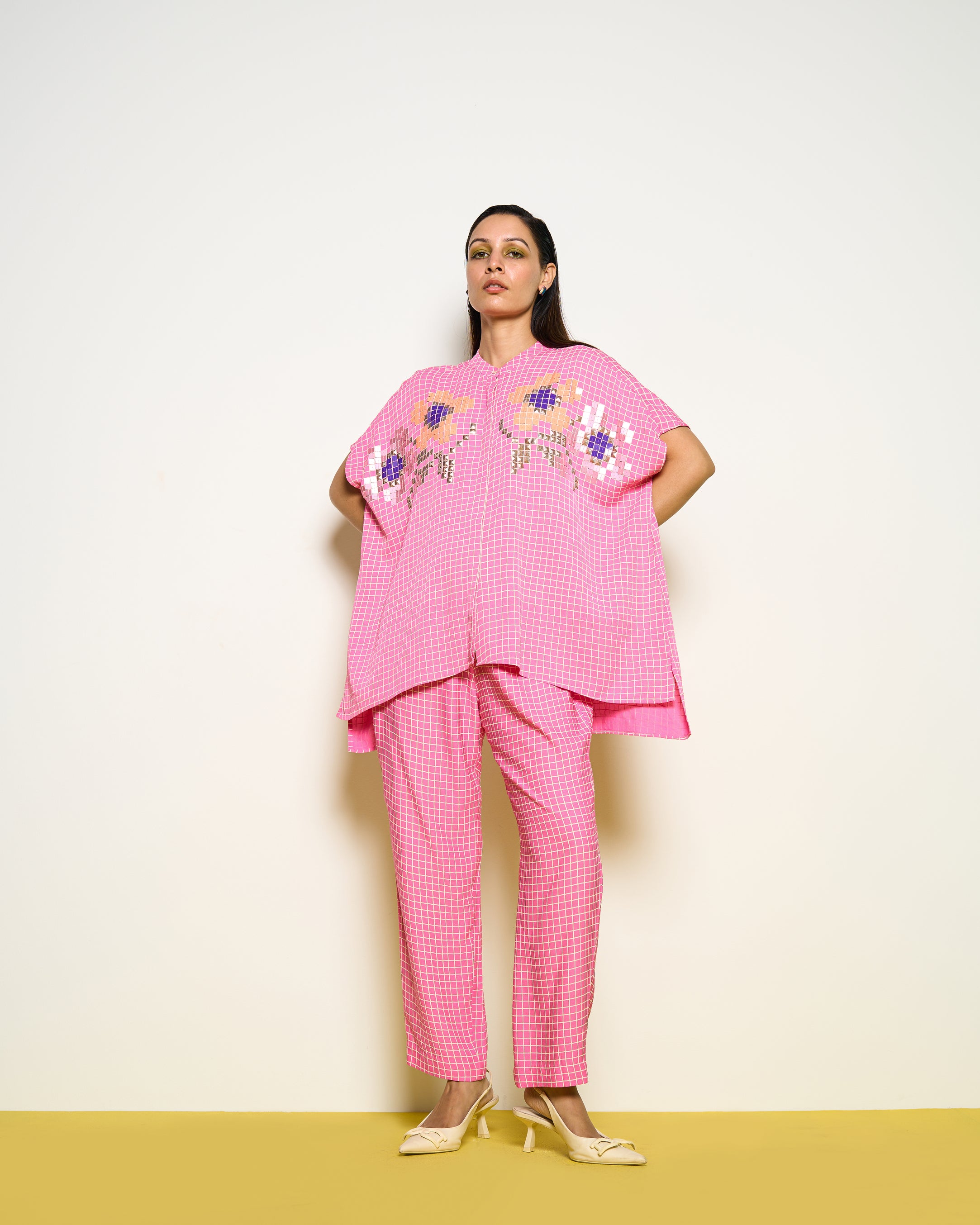 Pink Square Shirt