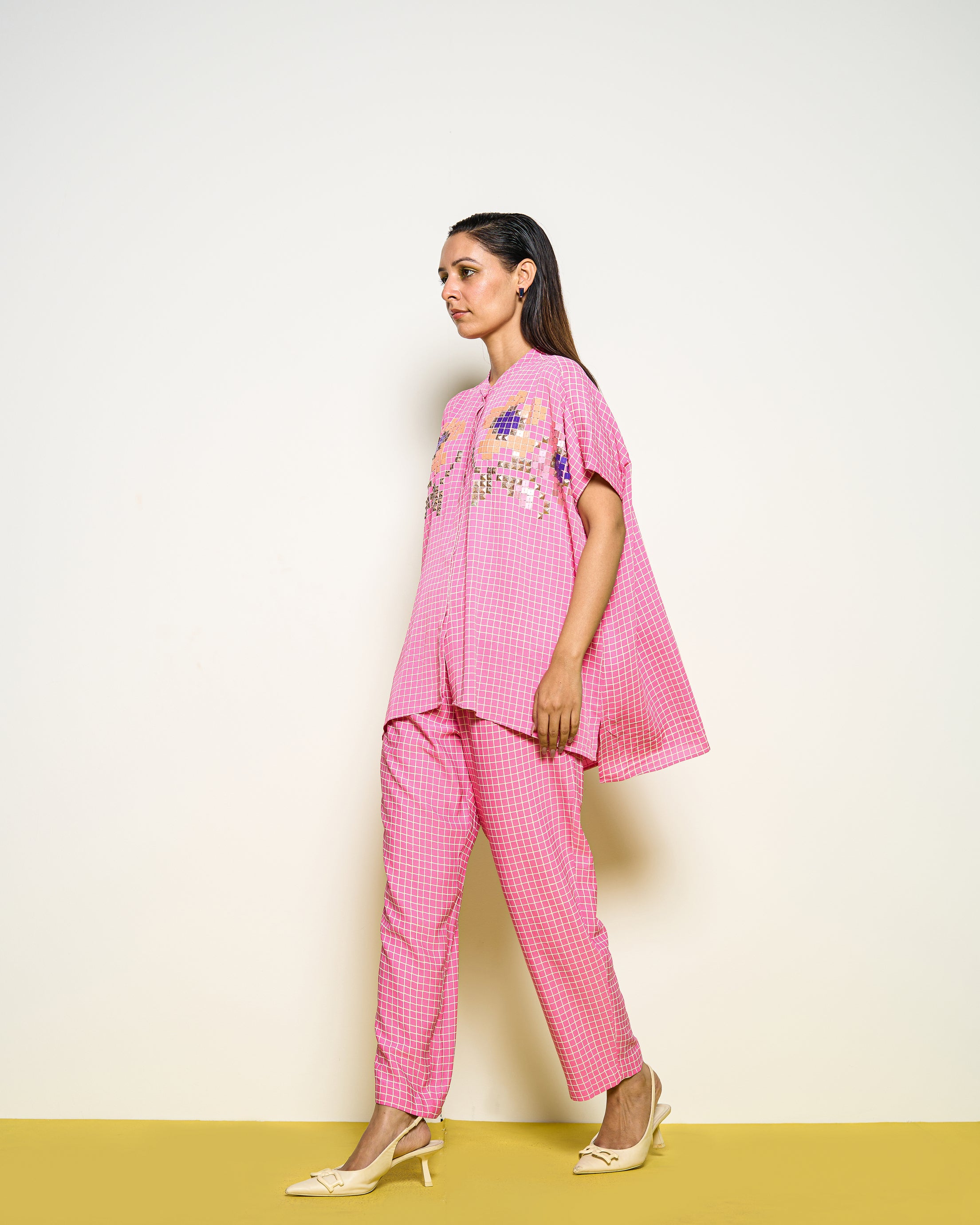 Pink Square Shirt
