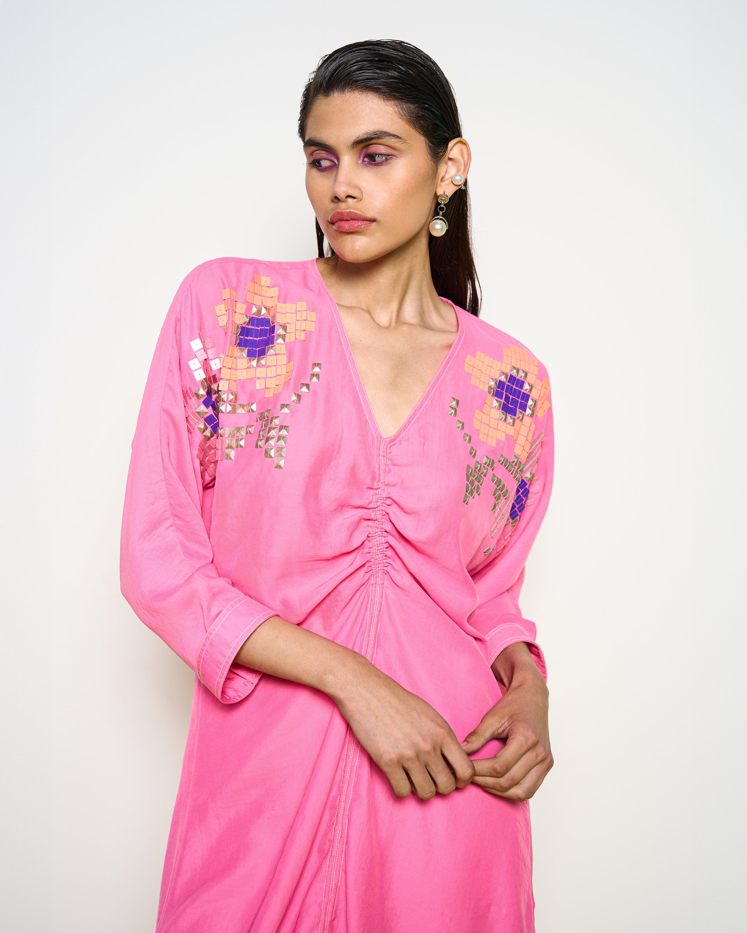 Pink Butterfly Dress