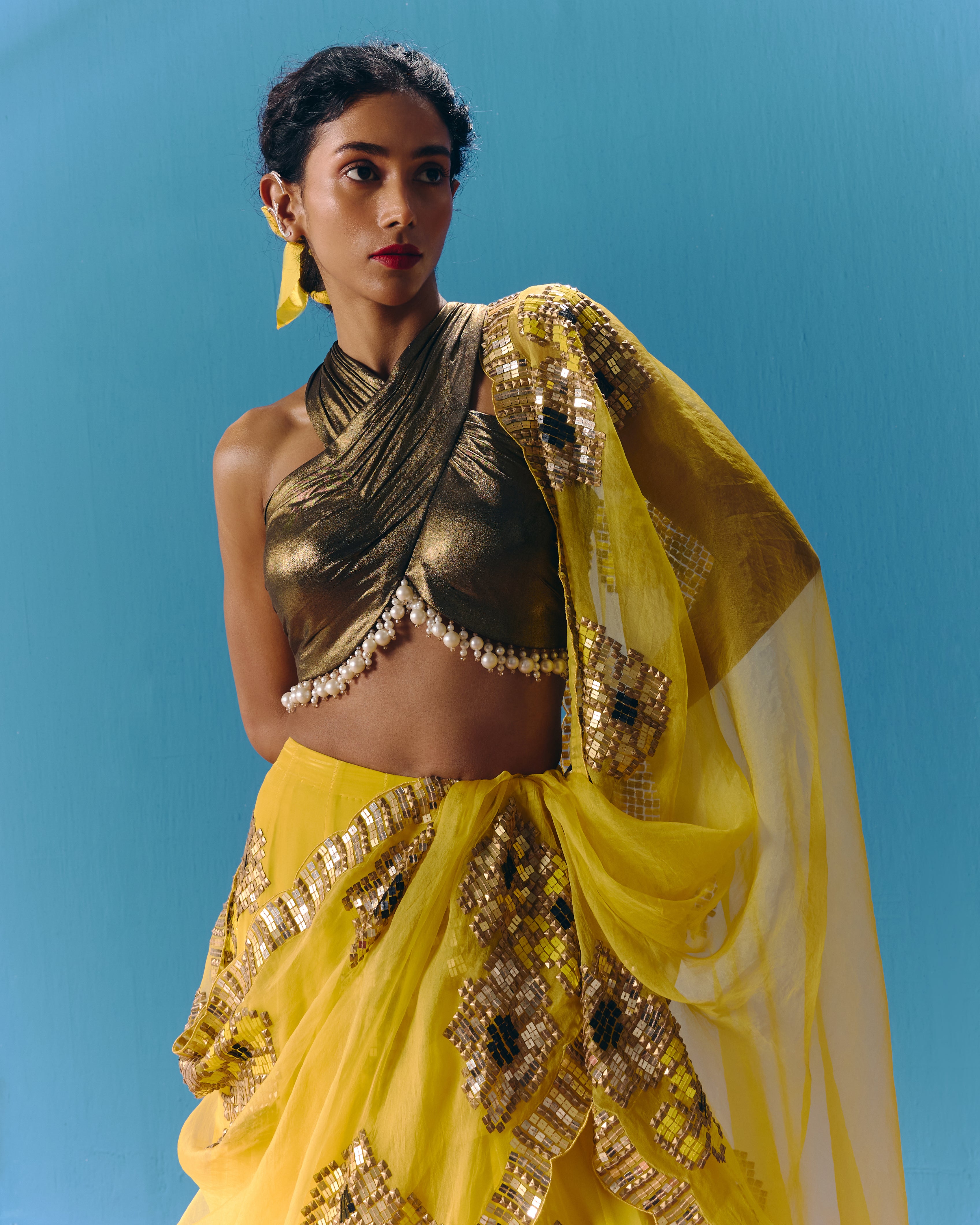 The Sunset Lehenga