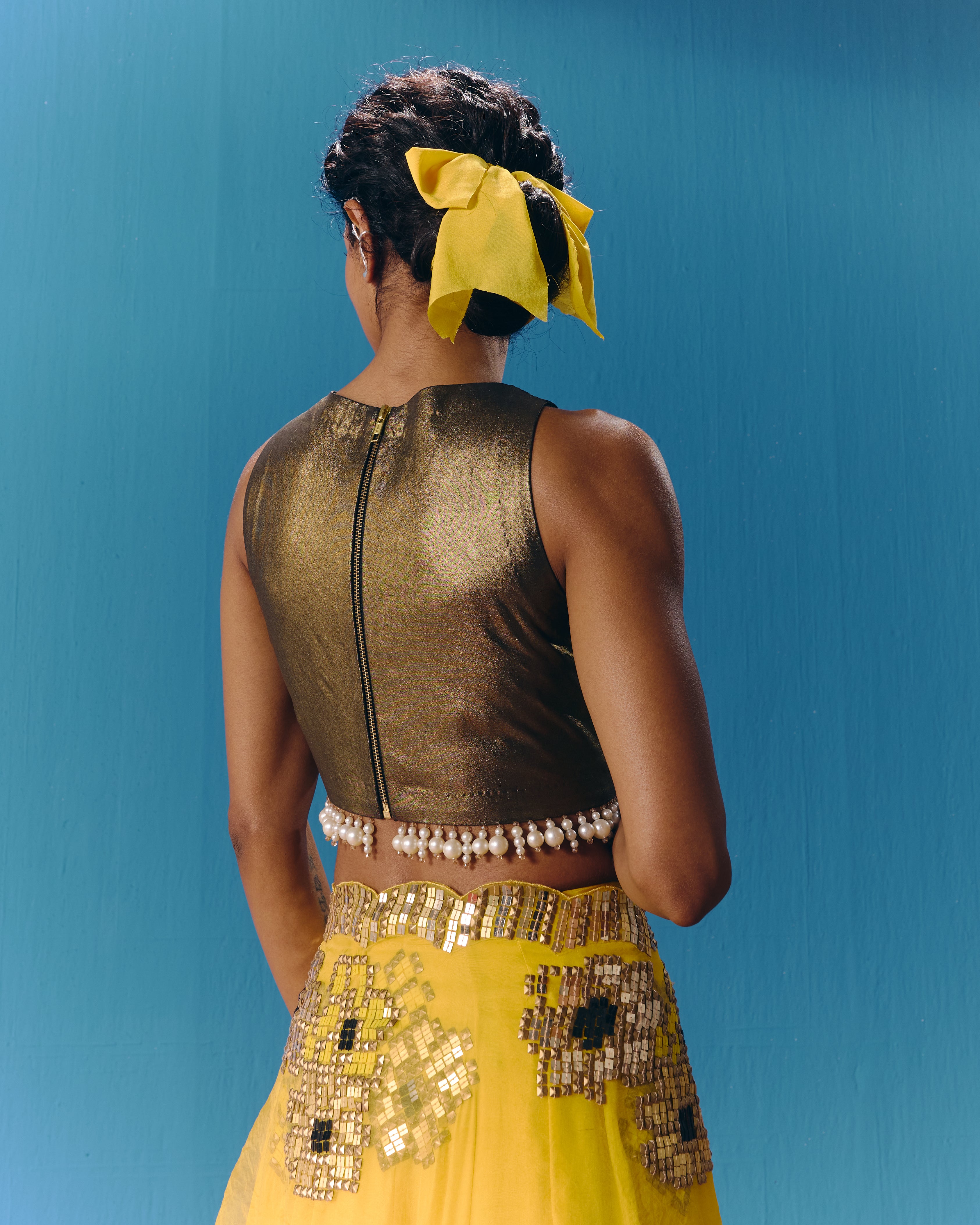 The Sunset Lehenga