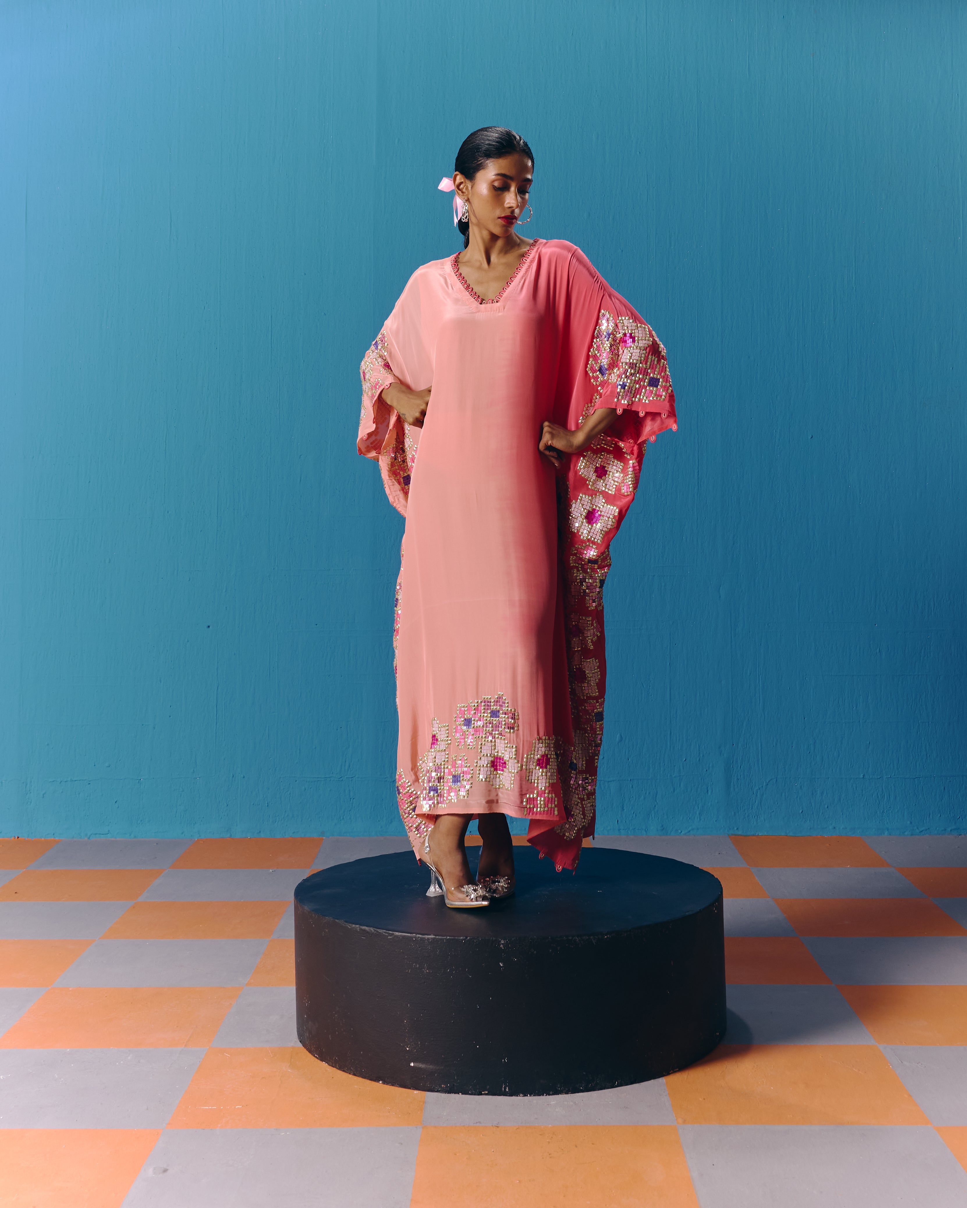 The Astral Pink Kaftan