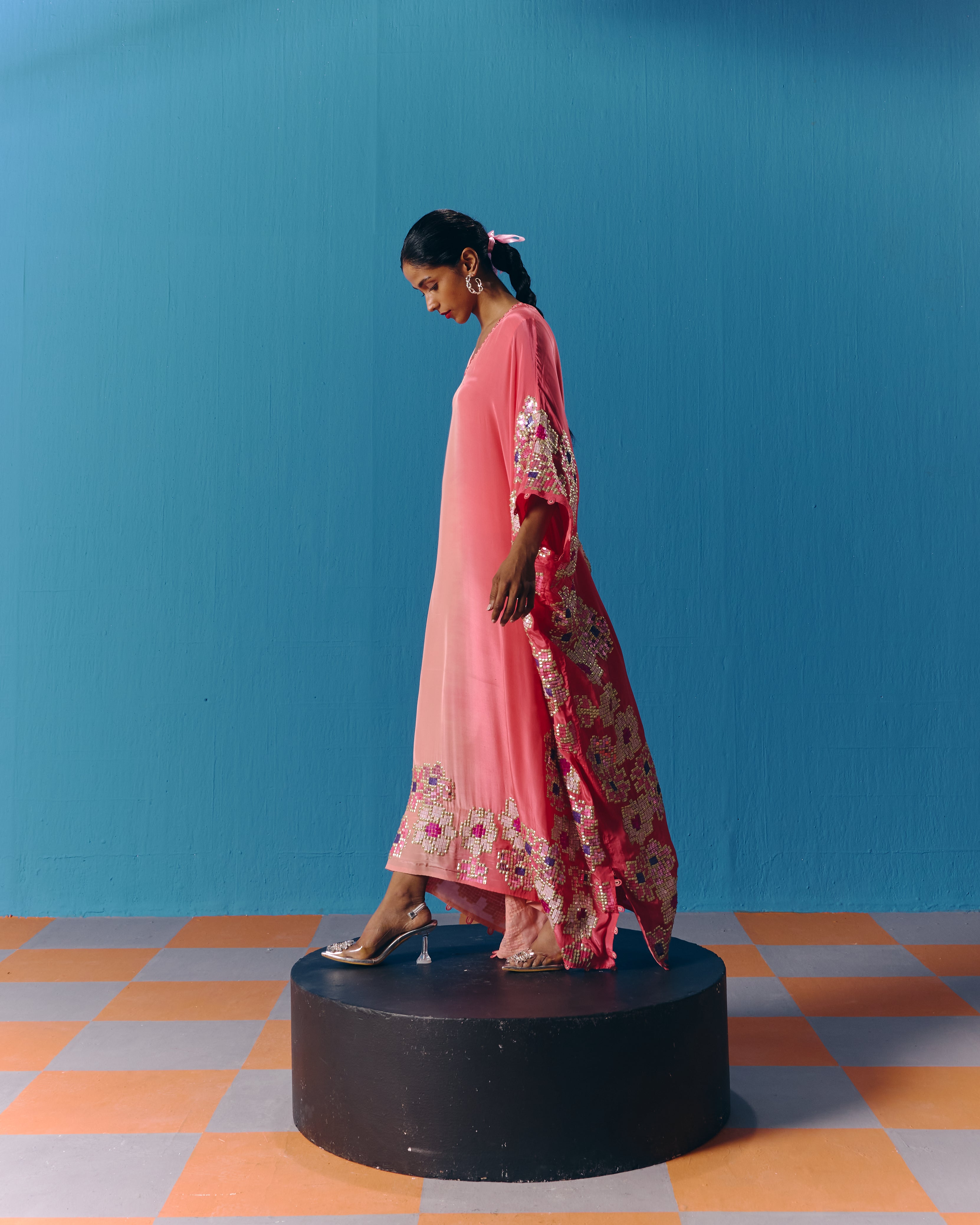 The Astral Pink Kaftan