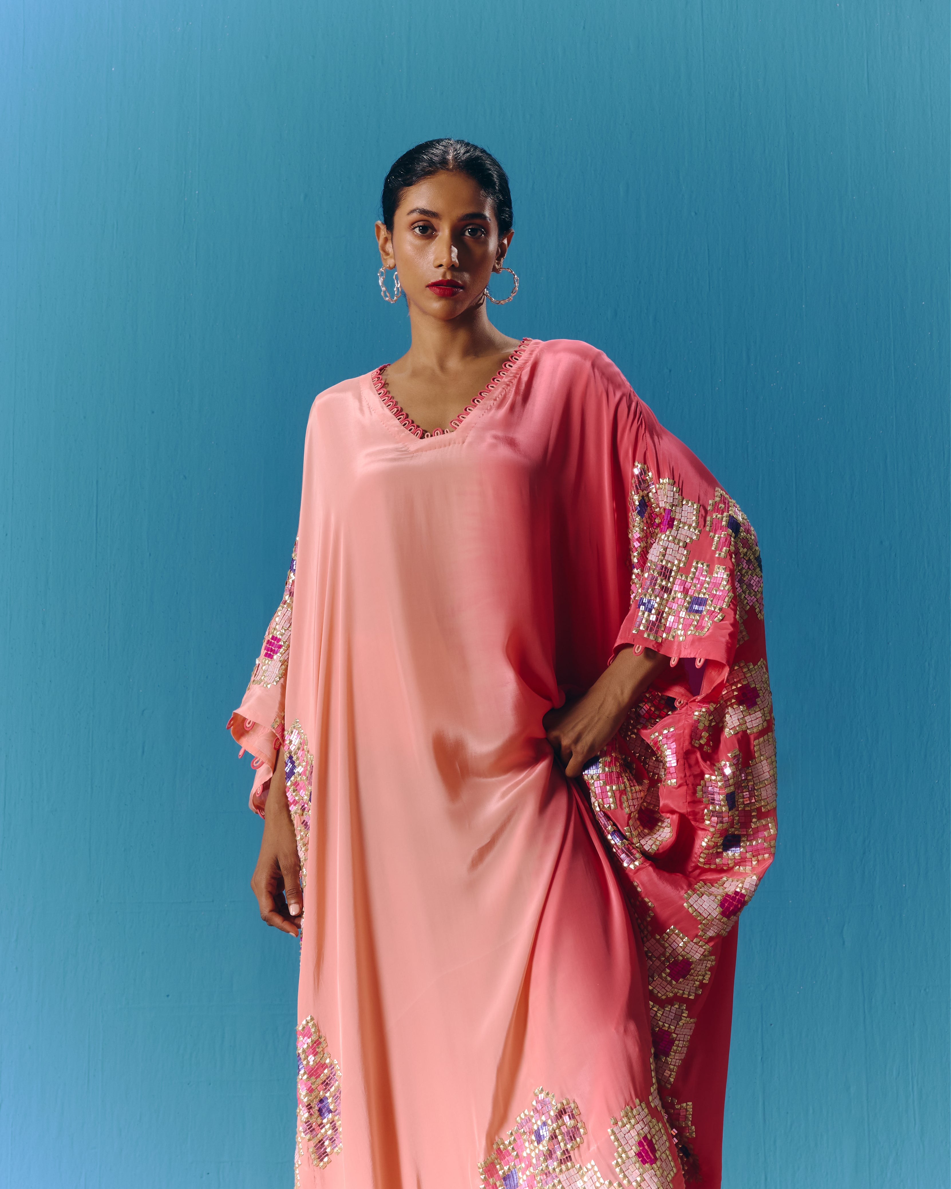 The Astral Pink Kaftan