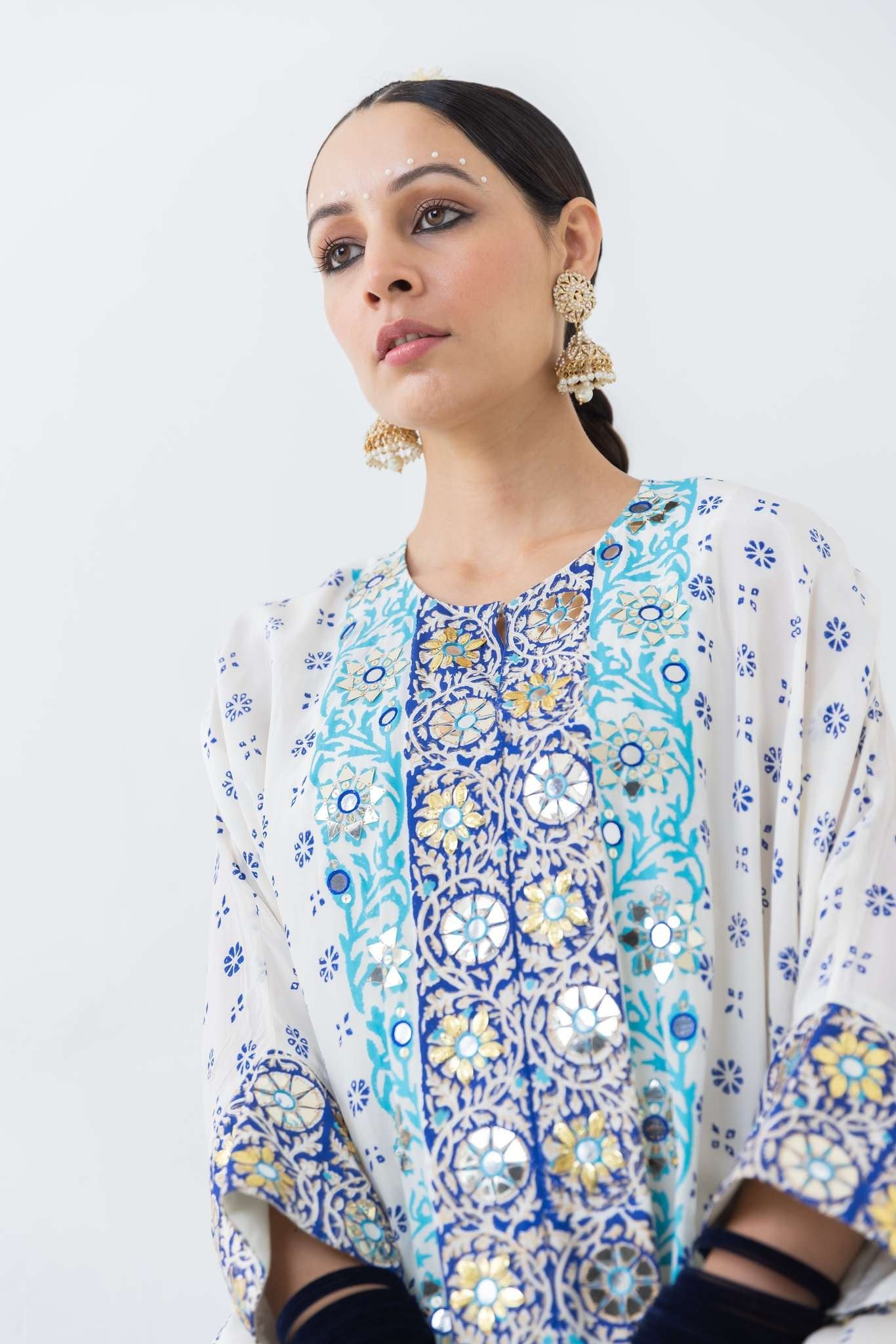 INDU CUFFED KAFTAAN