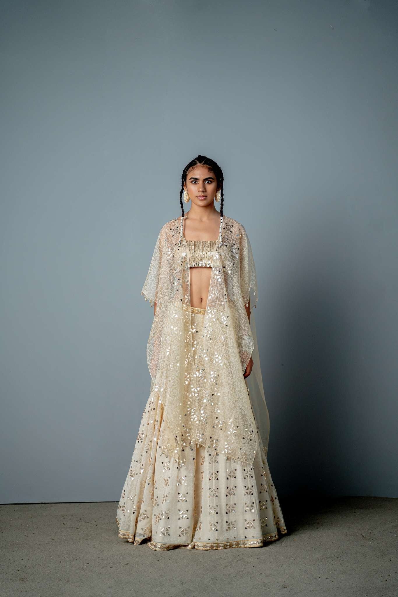 GOLD MOSAIC LEHNGA