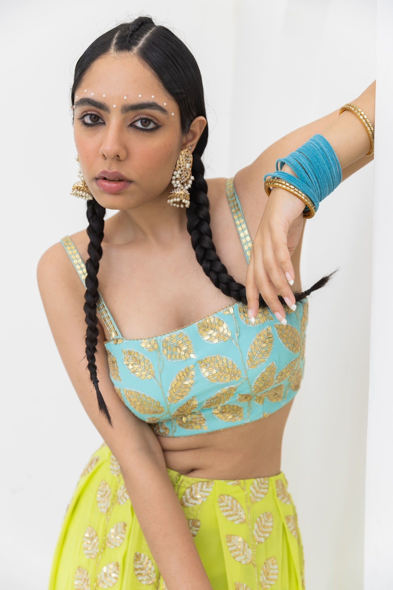 MOGRA TROUSER DRAPE SET
