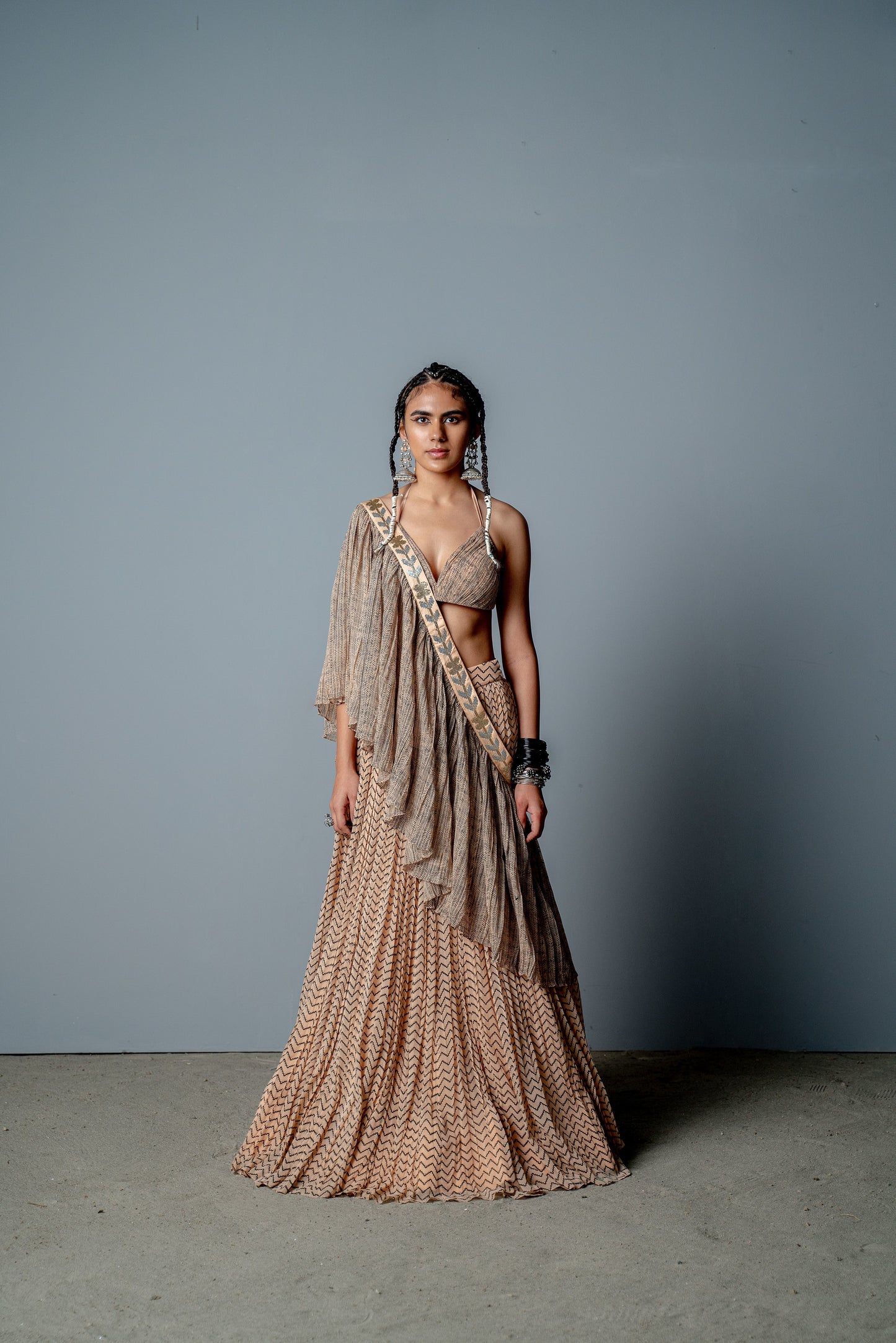THE AMINA GATHER LEHNGA