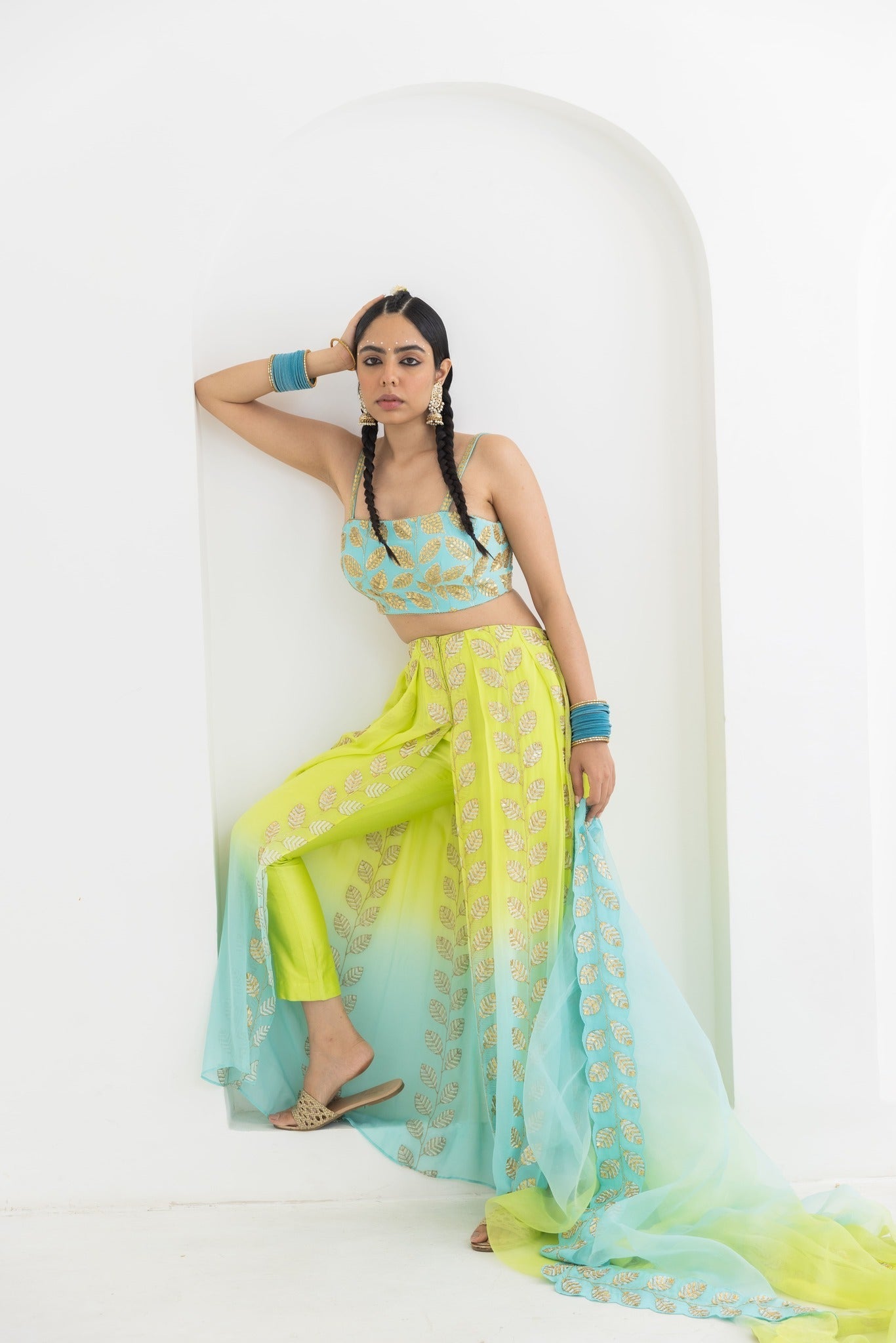 MOGRA TROUSER DRAPE SET