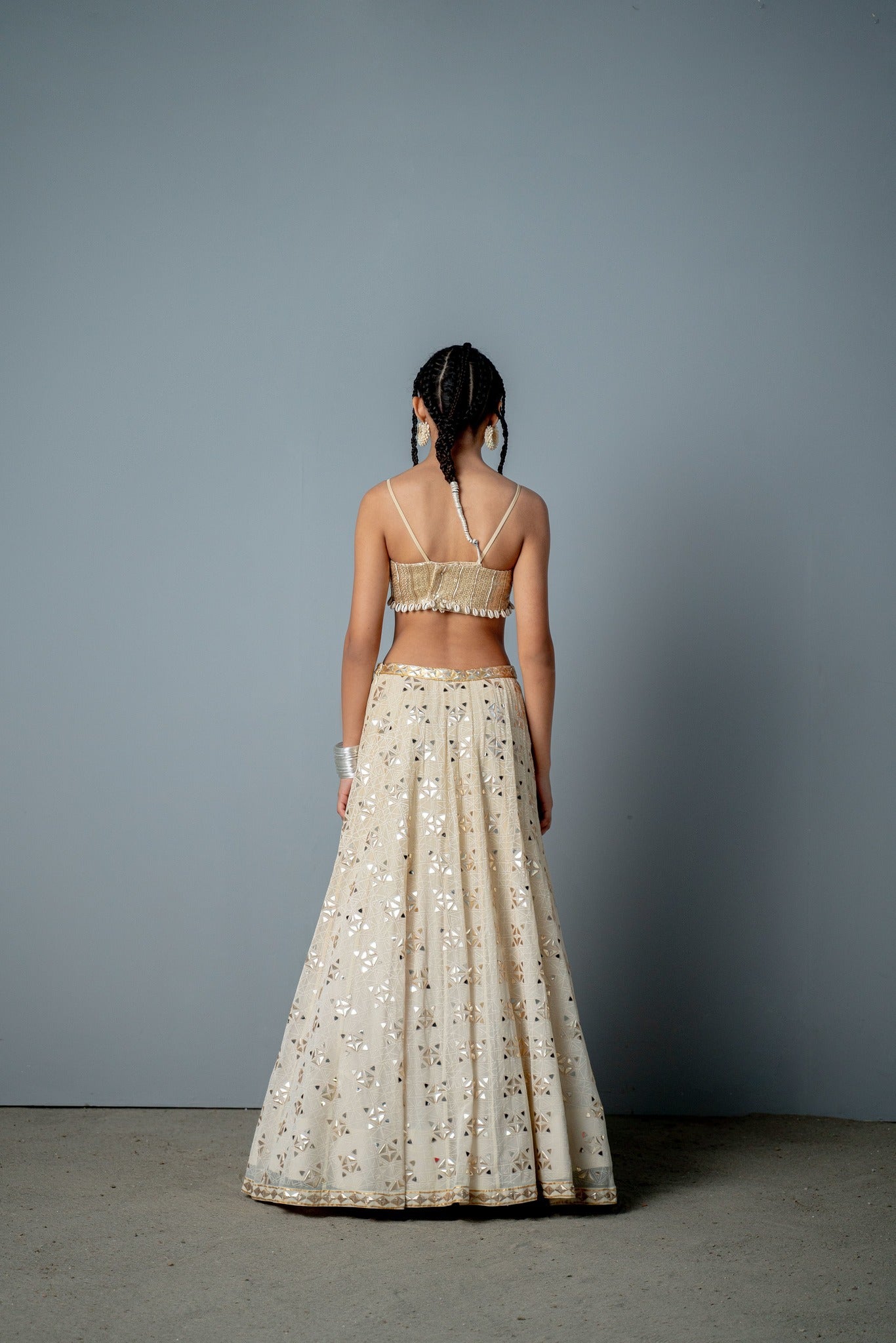 GOLD MOSAIC LEHNGA