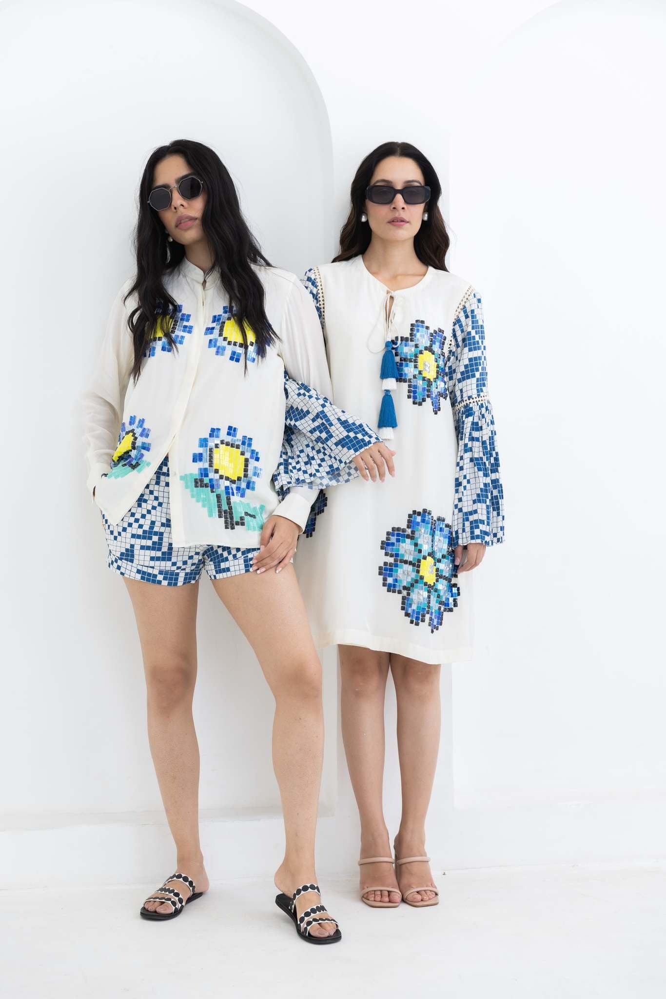 WHITE SUNFLOWER CO-ORD