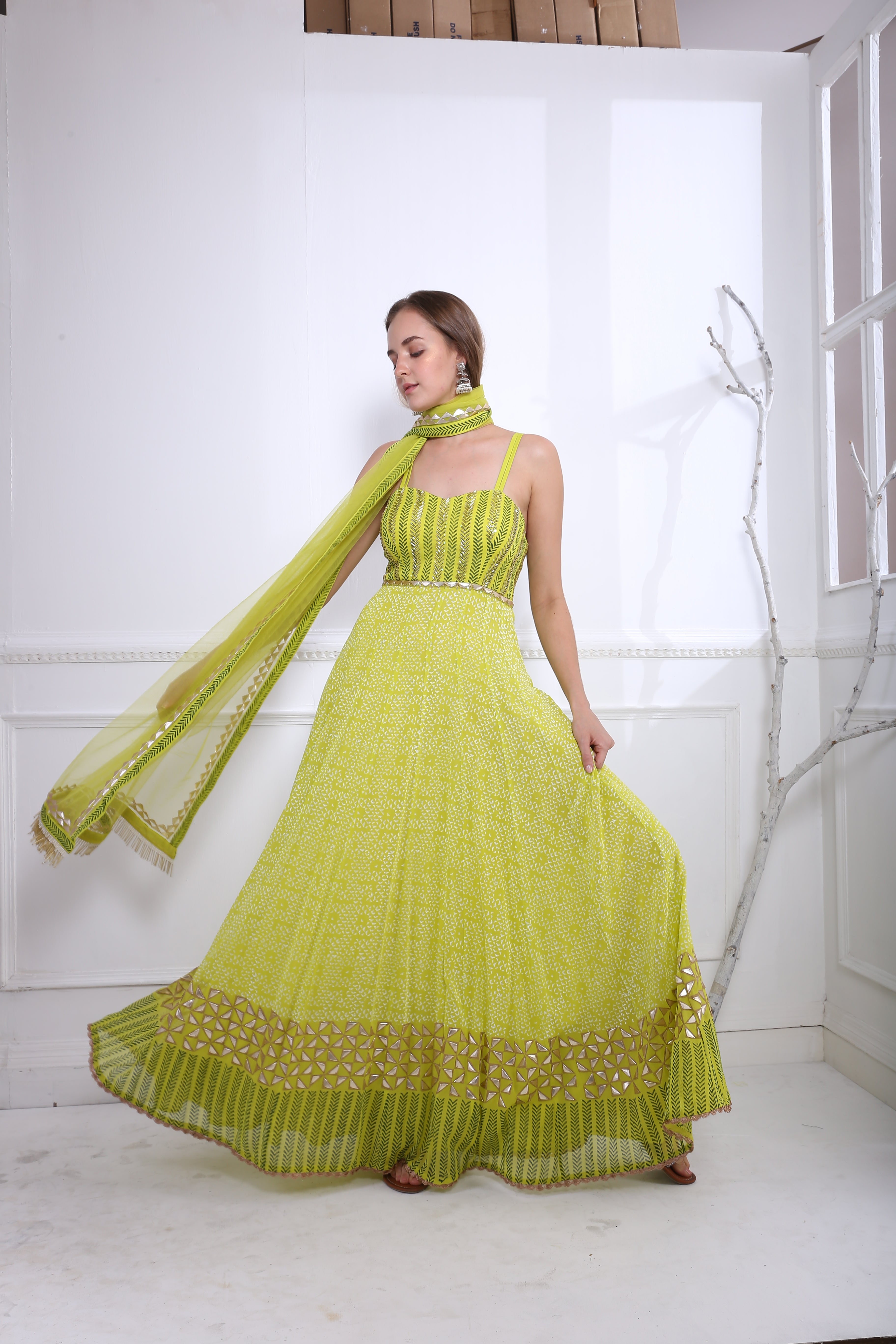 LIME GRASS ANARKALI