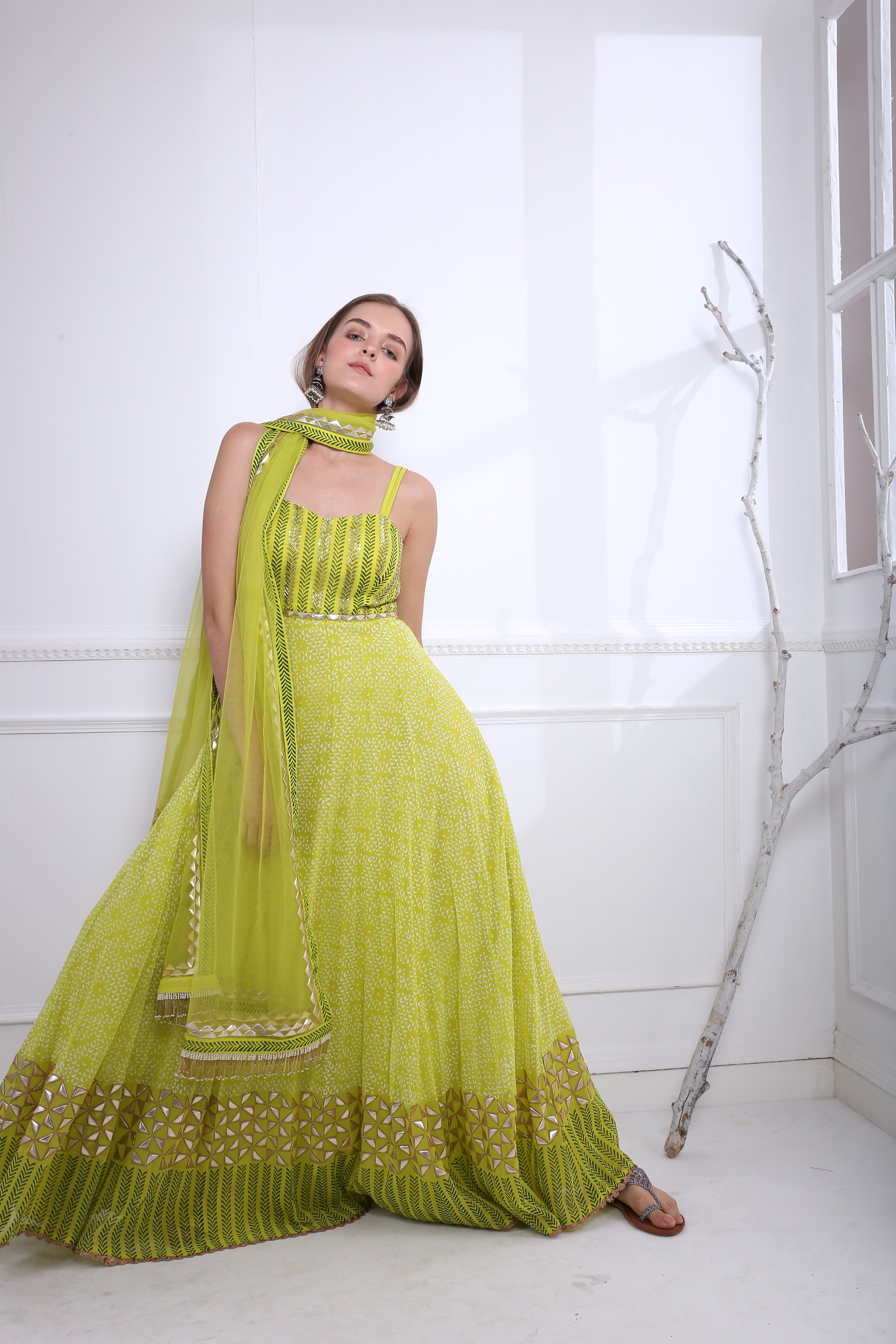 LIME GRASS ANARKALI