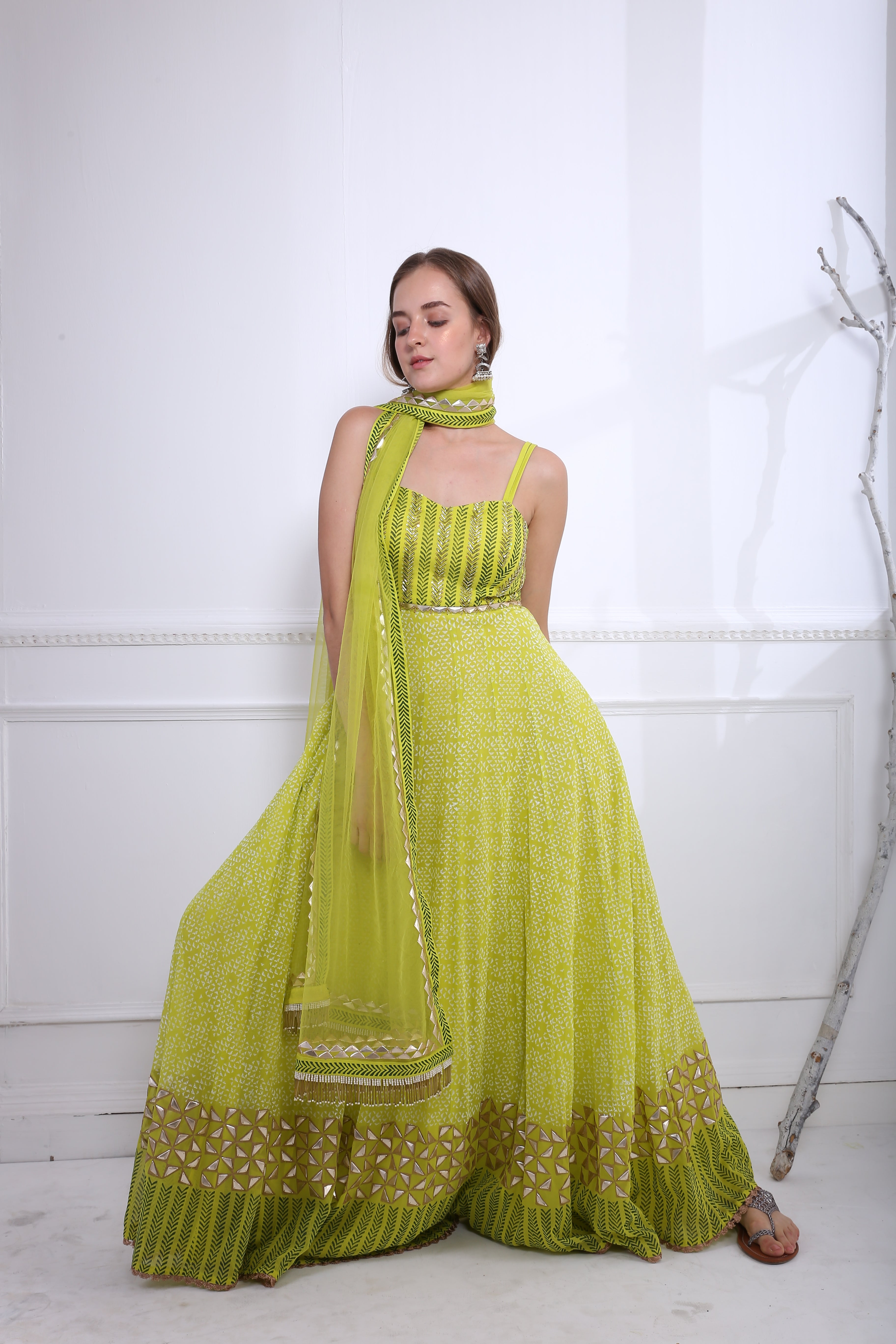 LIME GRASS ANARKALI