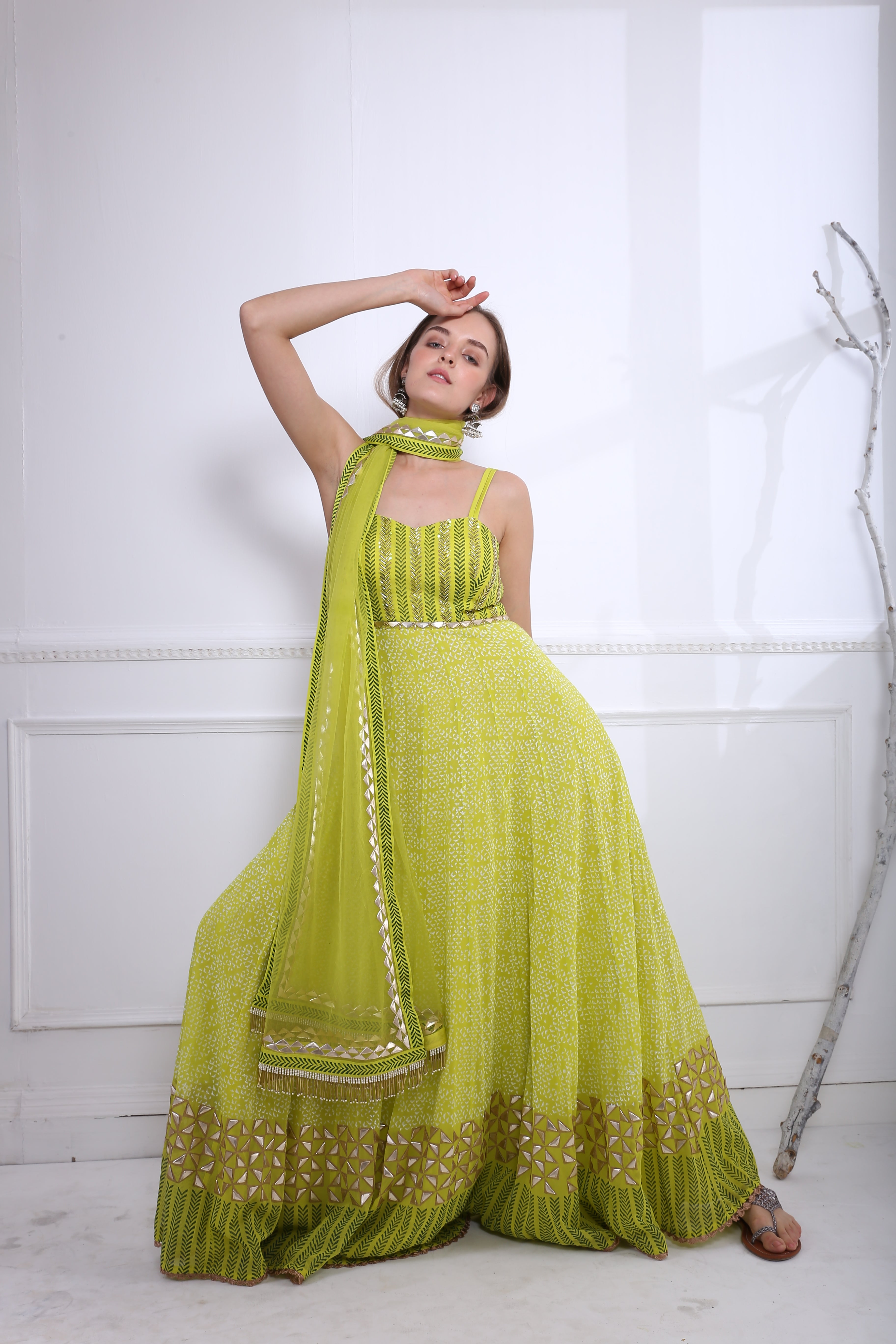 LIME GRASS ANARKALI