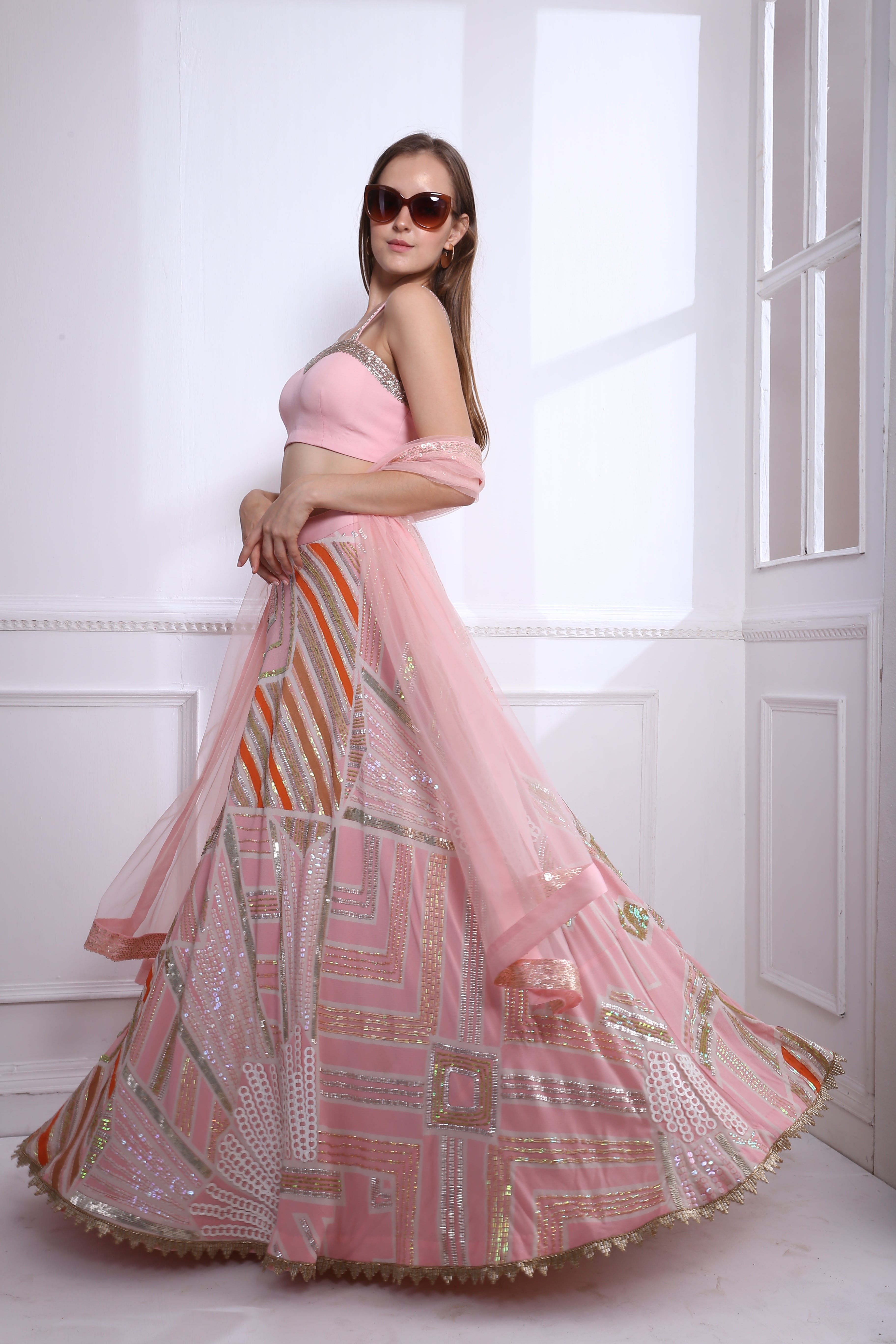 CANDY HEART LEHNGA