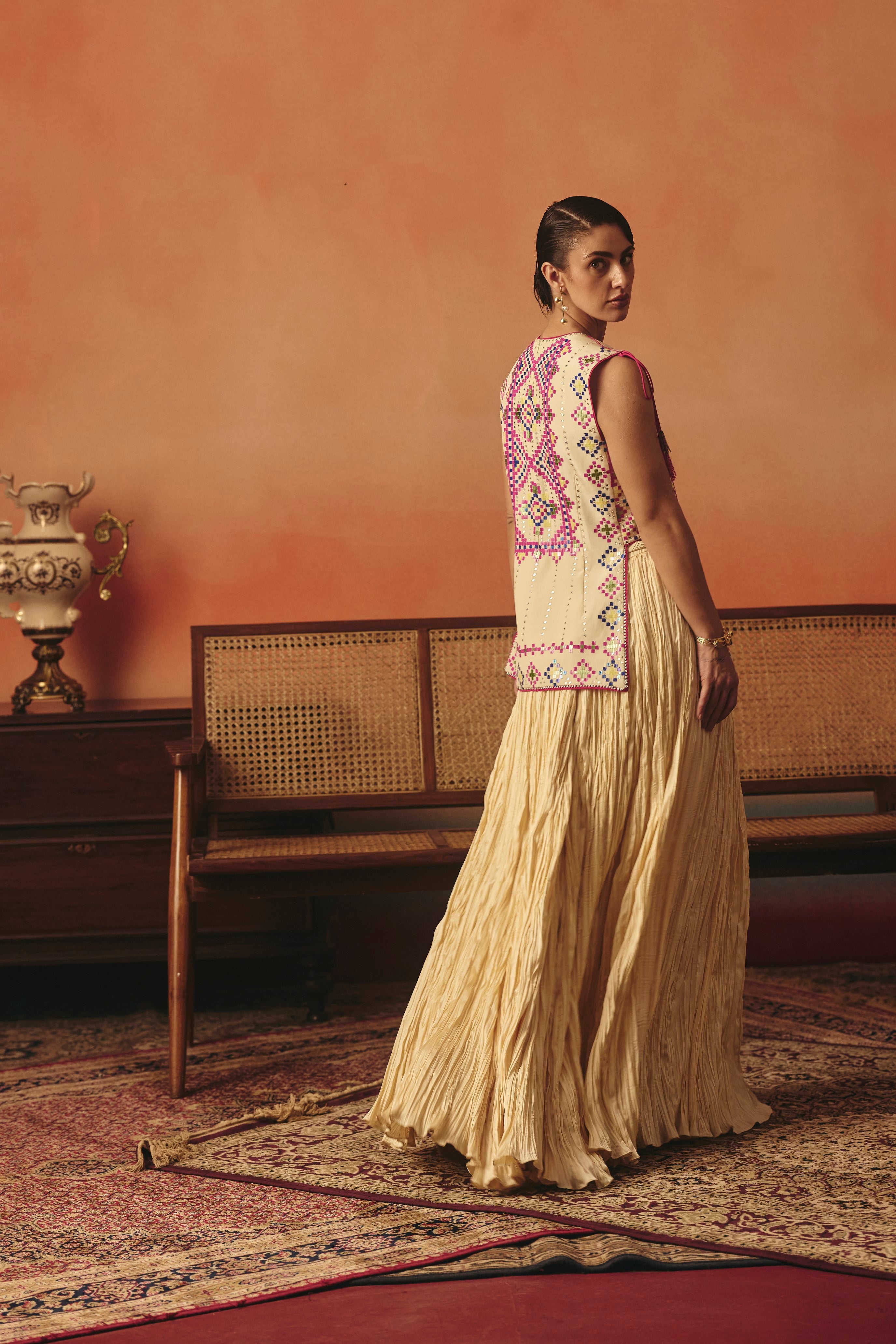 AJNA LEHNGA SET