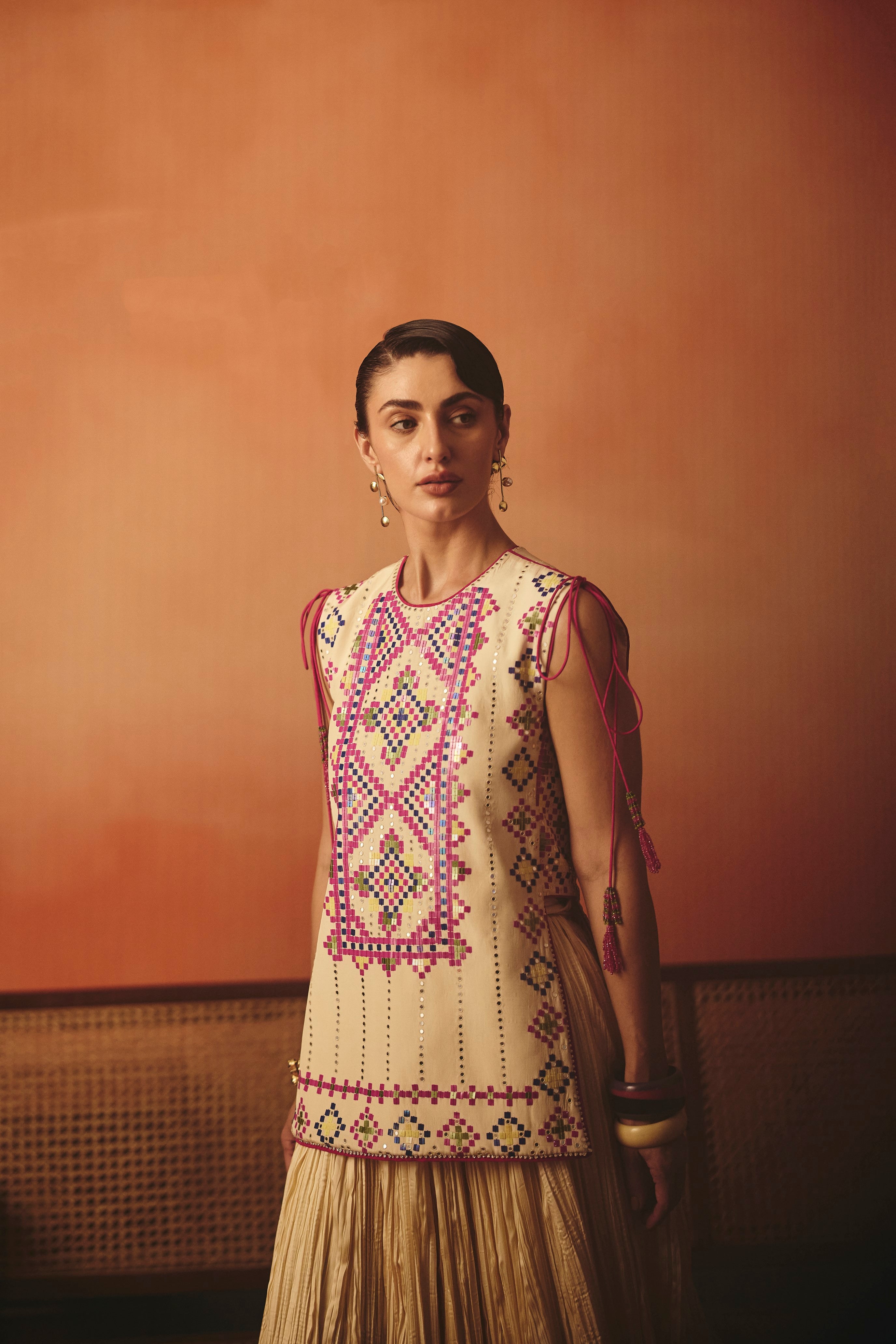 AJNA LEHNGA SET
