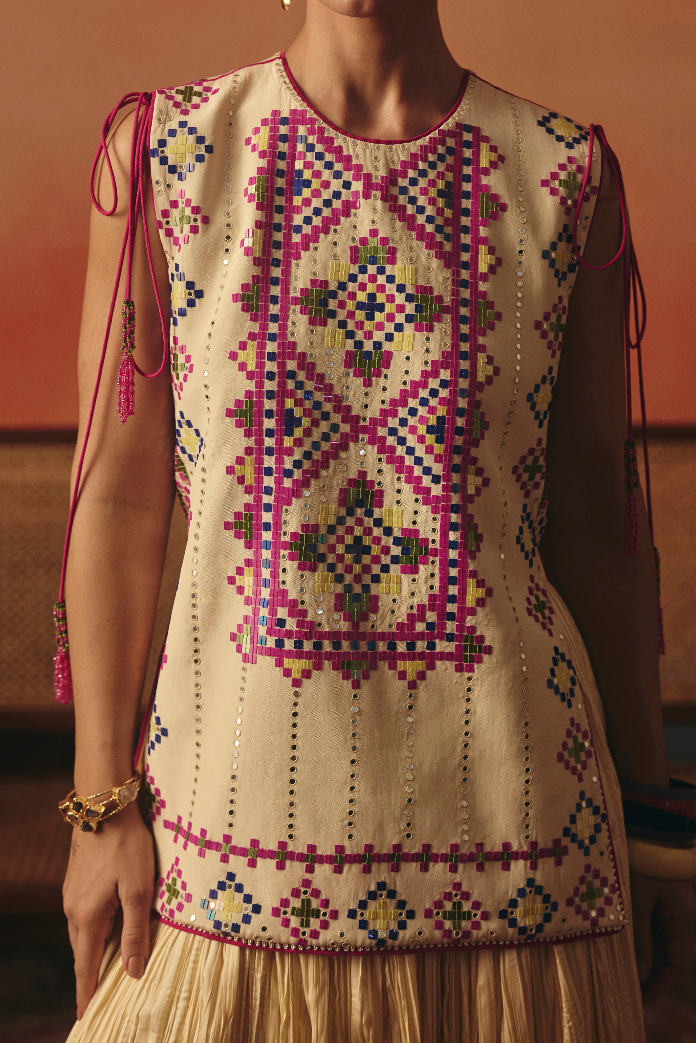 AJNA LEHNGA SET