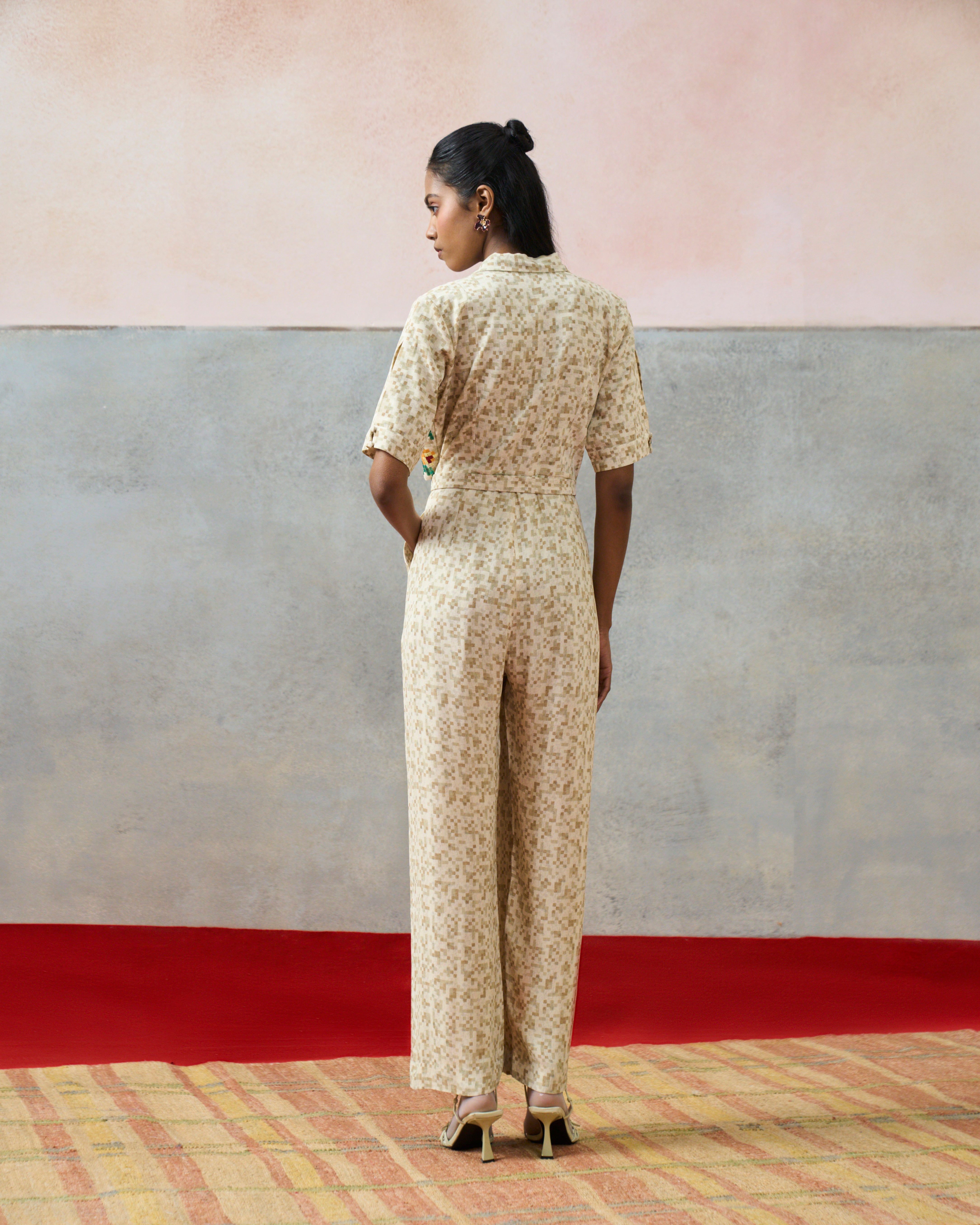 MILOS JUMPSUIT BIEGE